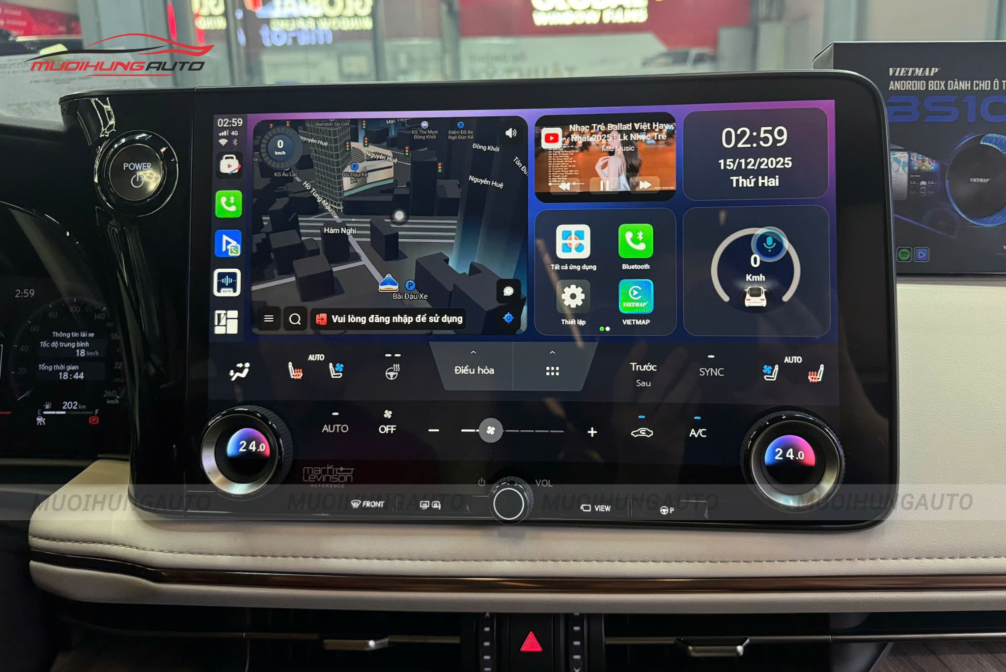 Android Box cho ô tô Lexus LM500h 2025