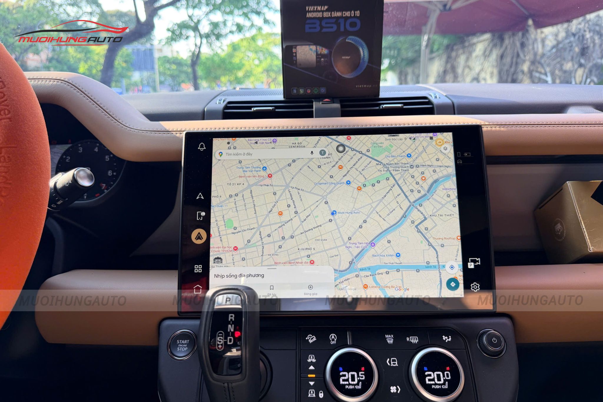 Android Box cho xe Land Rover Defender 2025
