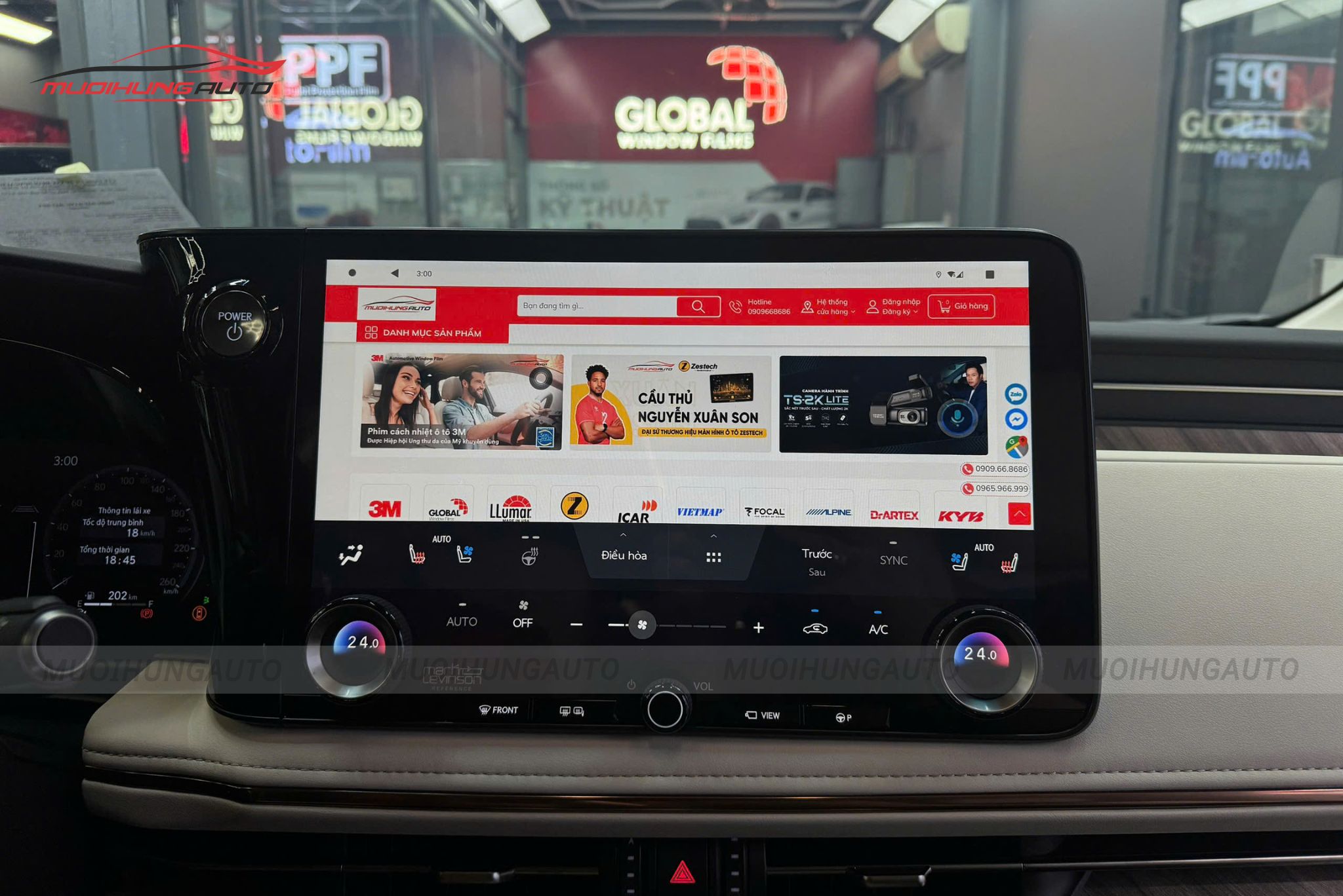 Android Box ô tô Lexus LM500h 2025