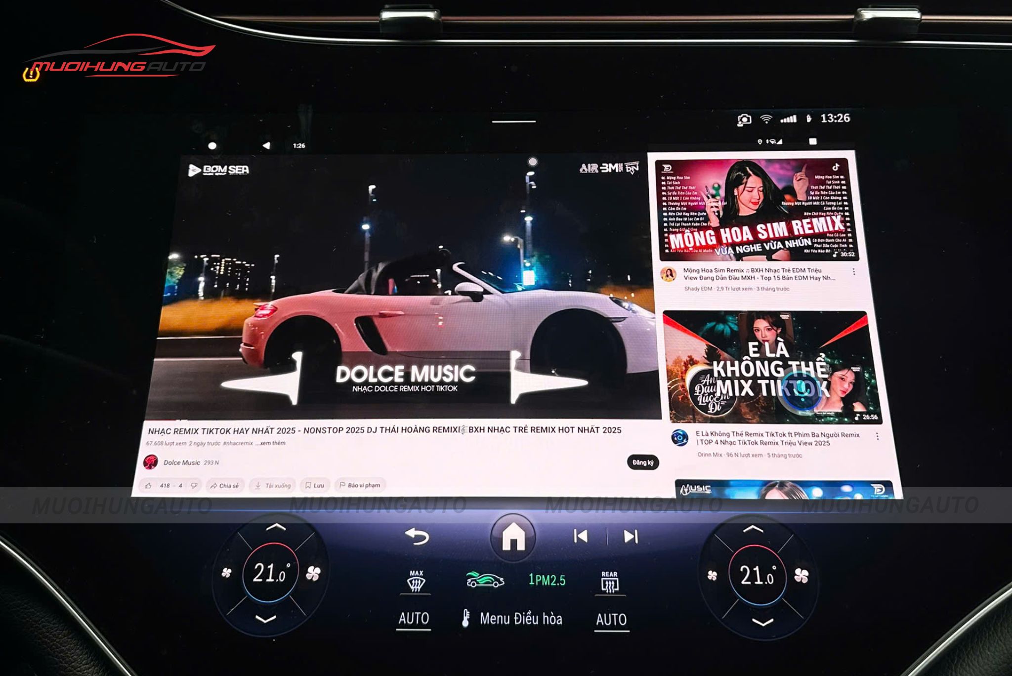 Android Box ô tô Mercedes-Benz EQE 500 2025