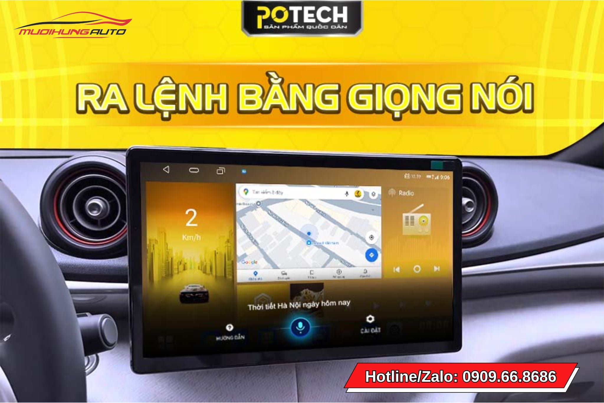Android Box ô tô Potech EX10