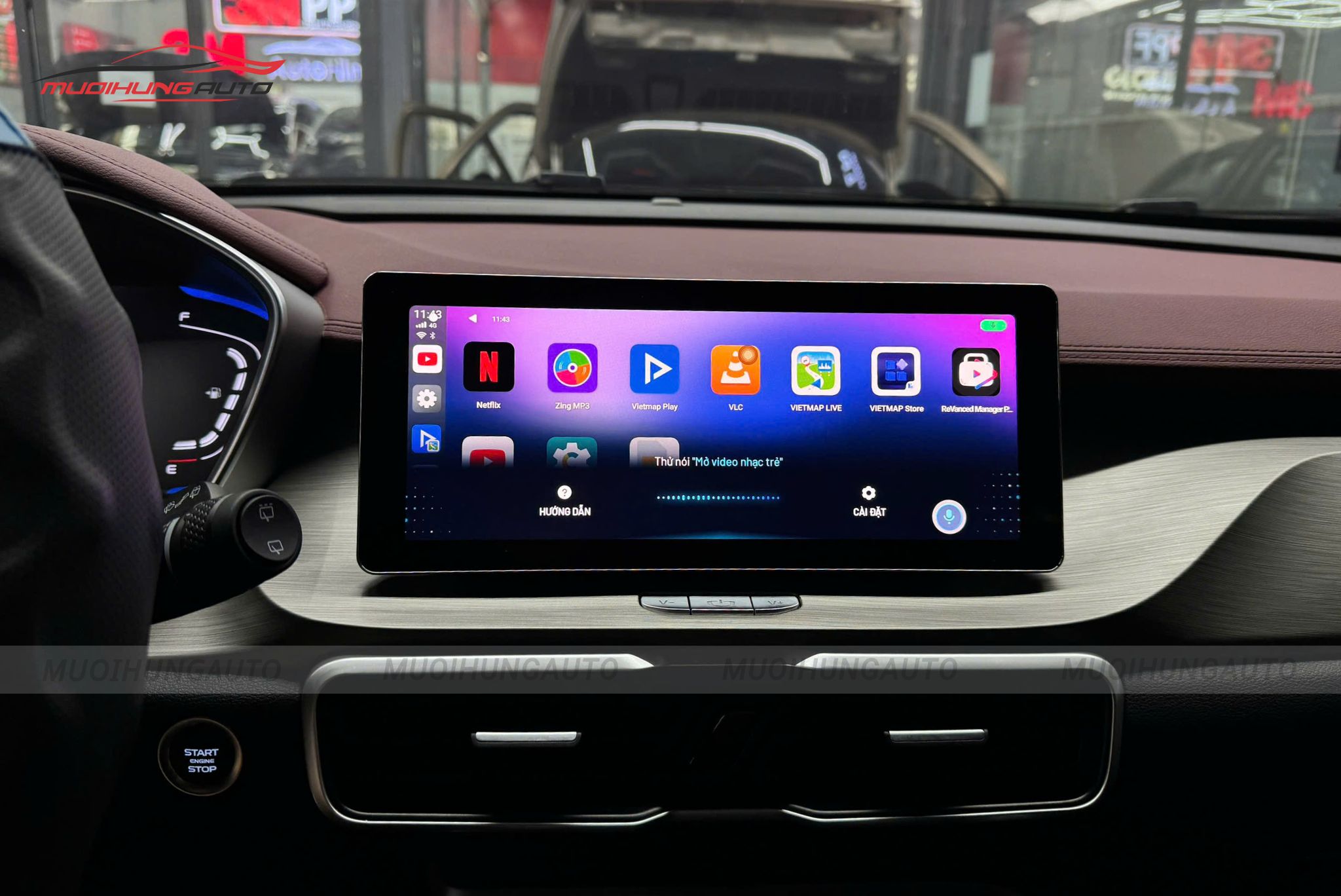 Android Box xe Geely Coolray 2025