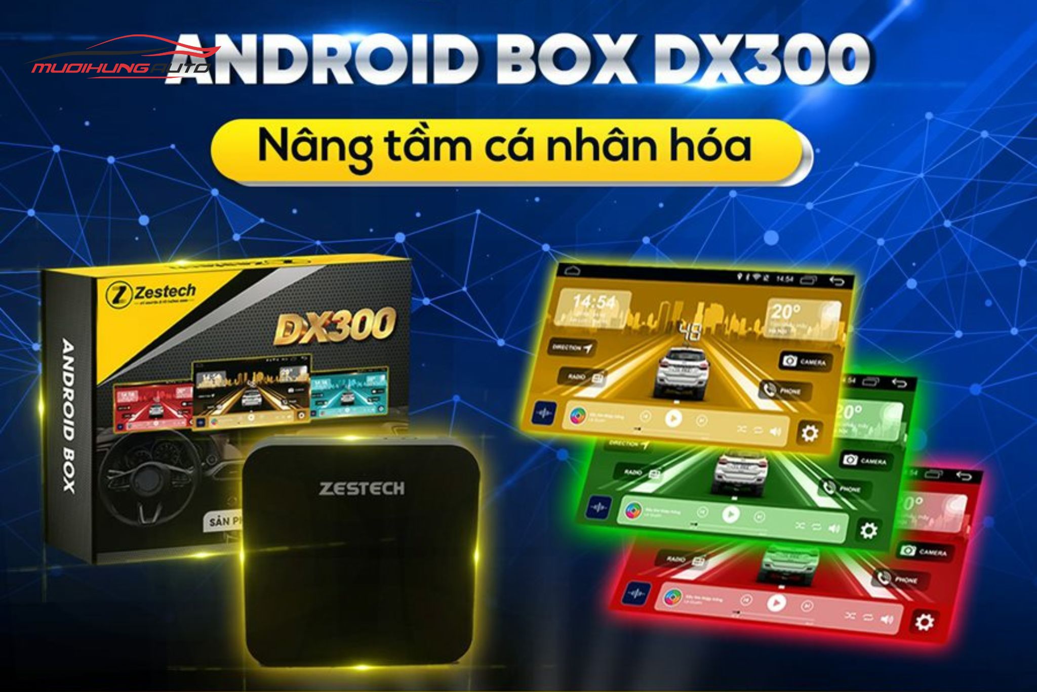 Android Box Zestech cho ô tô Mercedes-Benz EQE 500 2025