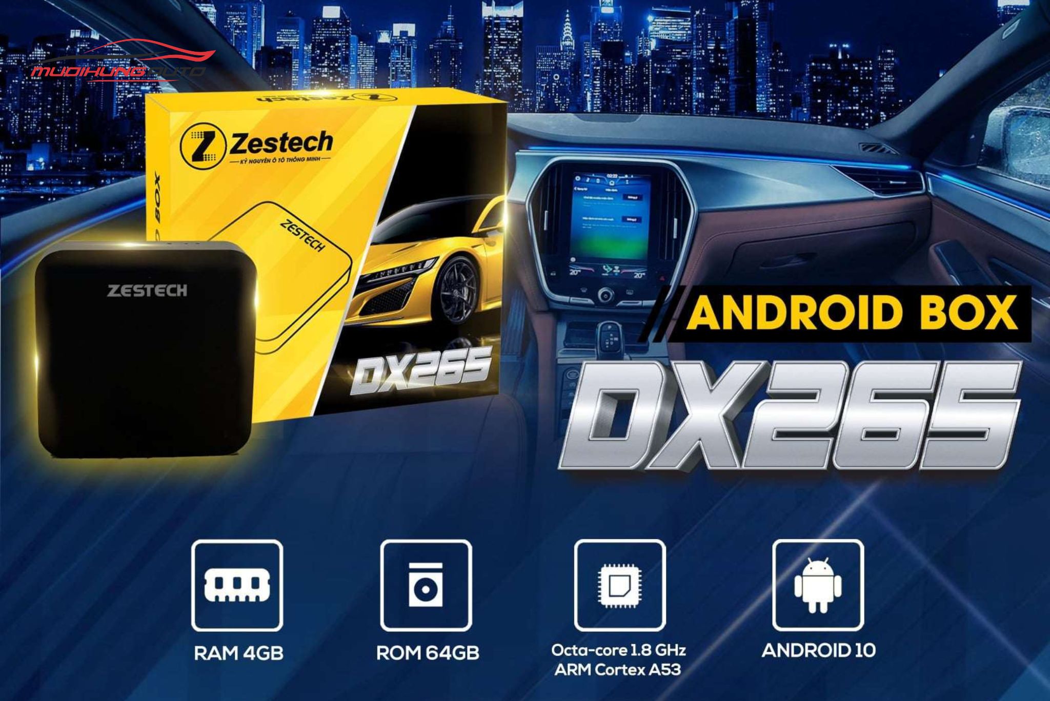 Android Box Zestech cho xe Audi Q3 2022