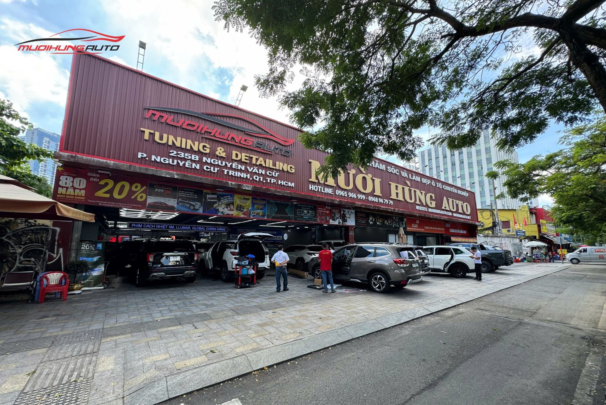 Mười Hùng Auto - Địa chỉ độ lip pô Mercedes nguyên khối cho Toyota Camry 2009-2011 uy tín