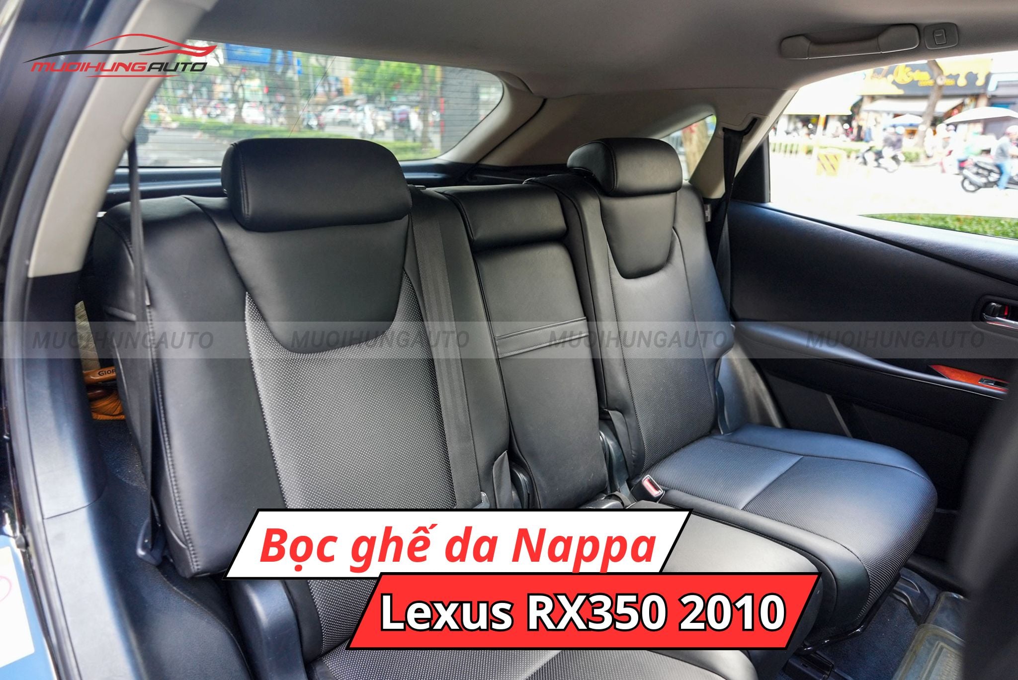 Bọc da Nappa cho xe hơi Lexus RX350 2010