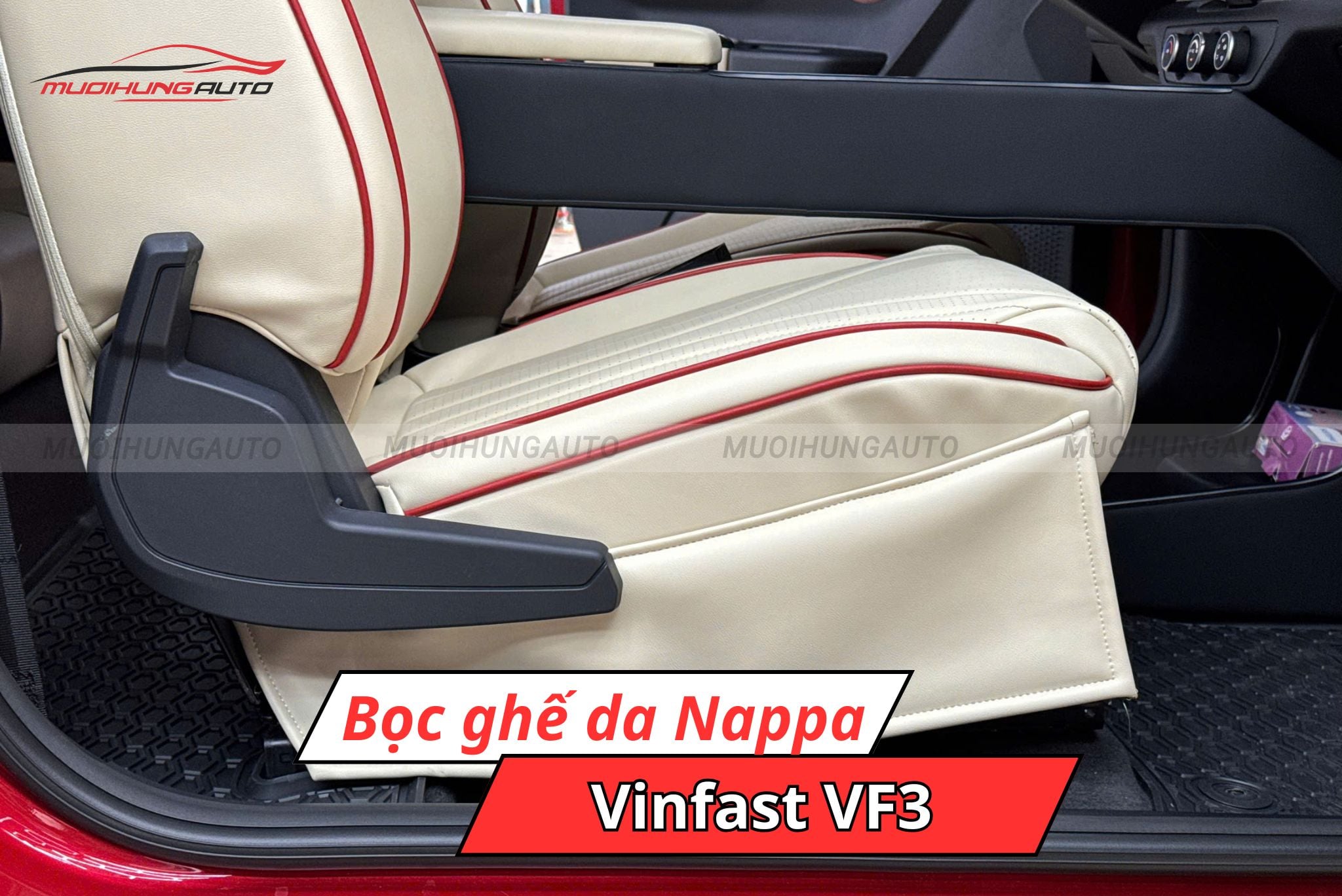 Bọc da Nappa ô tô Vinfast VF3