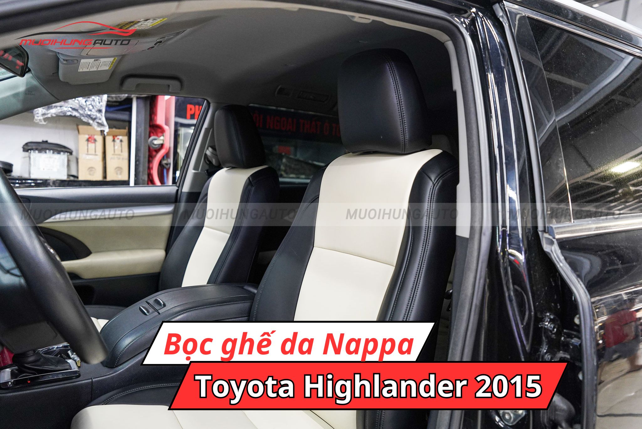 Bọc da Nappa Toyota Highlander 2015