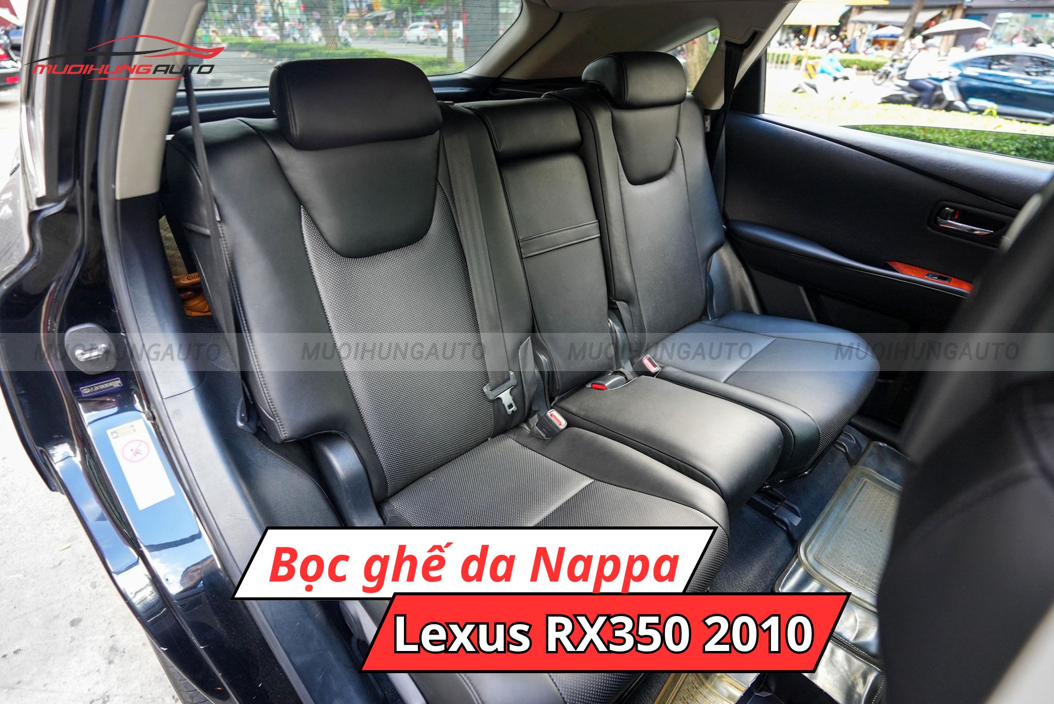 Bọc ghế da Nappa cho Lexus RX350 2010