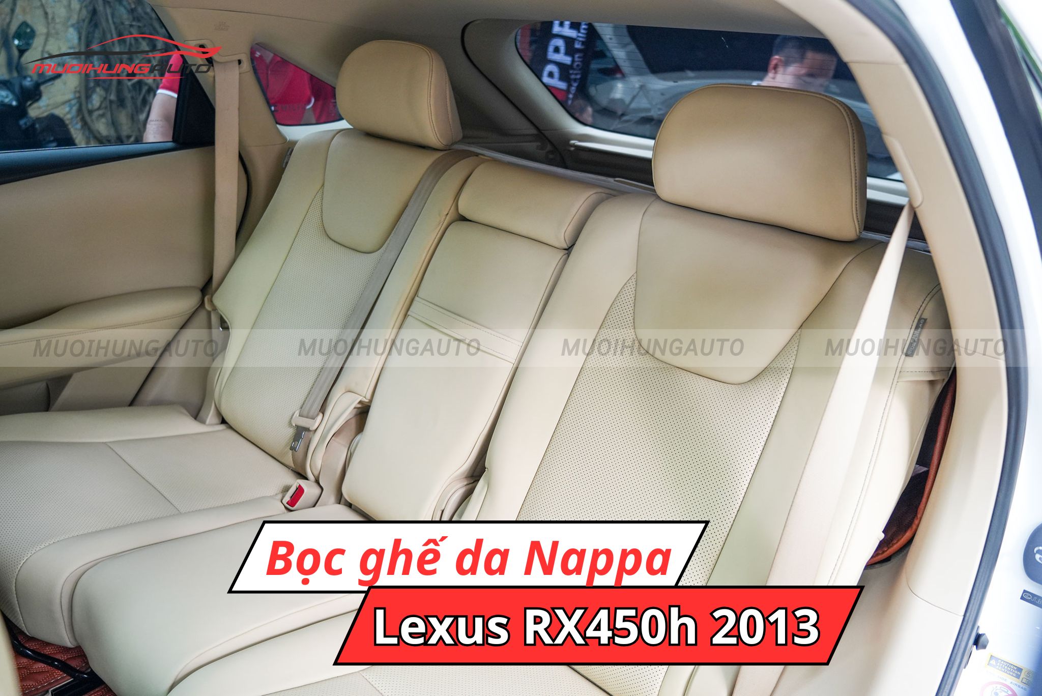 Bọc ghế da Nappa cho ô tô Lexus RX450h 2013