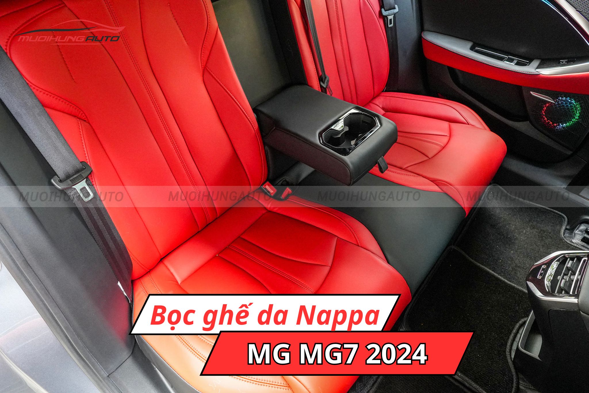 Bọc ghế da Nappa cho ô tô MG MG7 2024