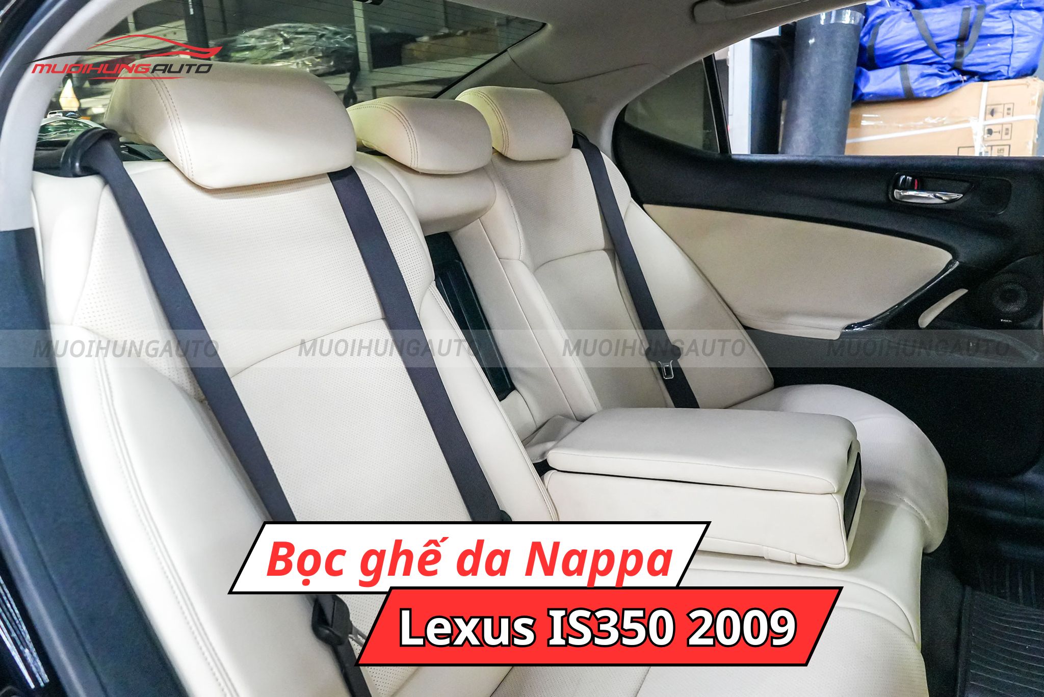 Bọc ghế da Nappa cho xe Lexus IS350 2009