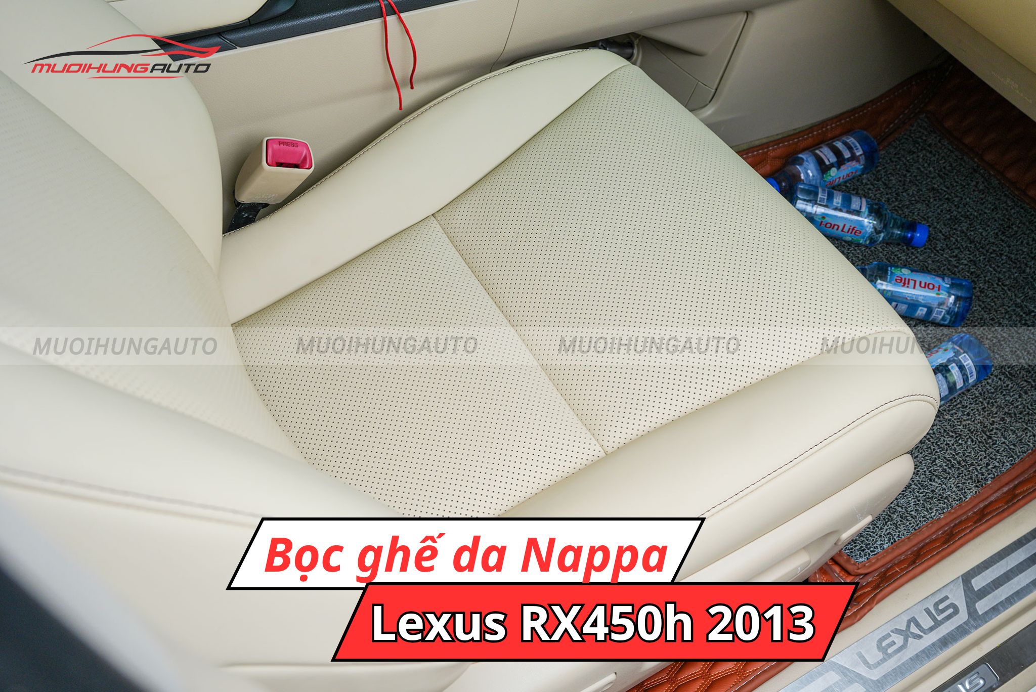 Bọc ghế da Nappa cho xe Lexus RX450h 2013