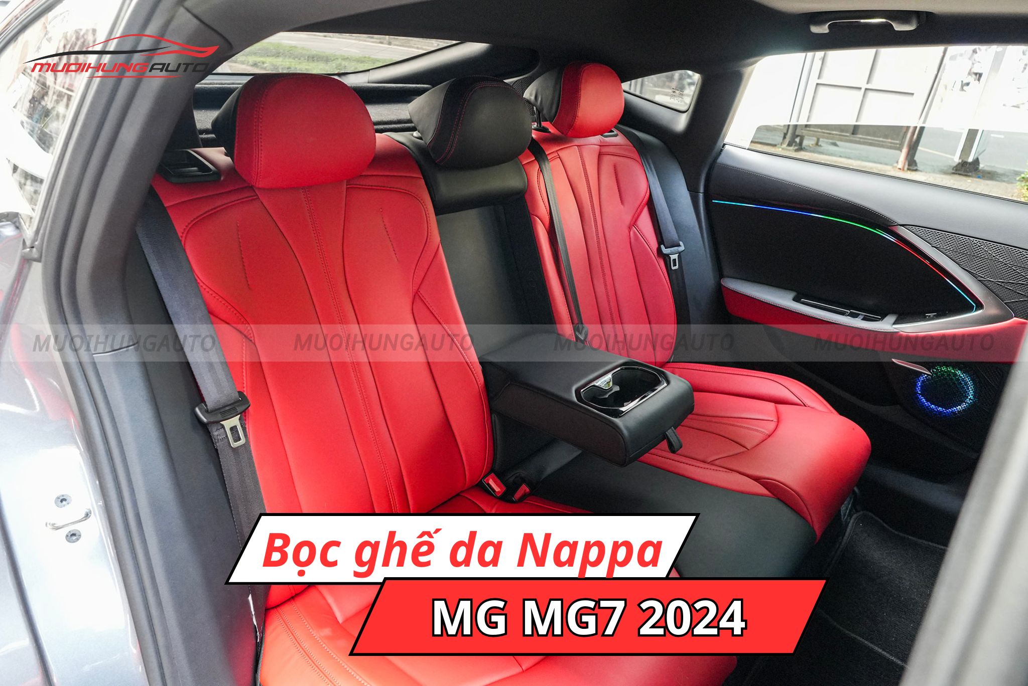 Bọc ghế da Nappa cho xe MG MG7 2024