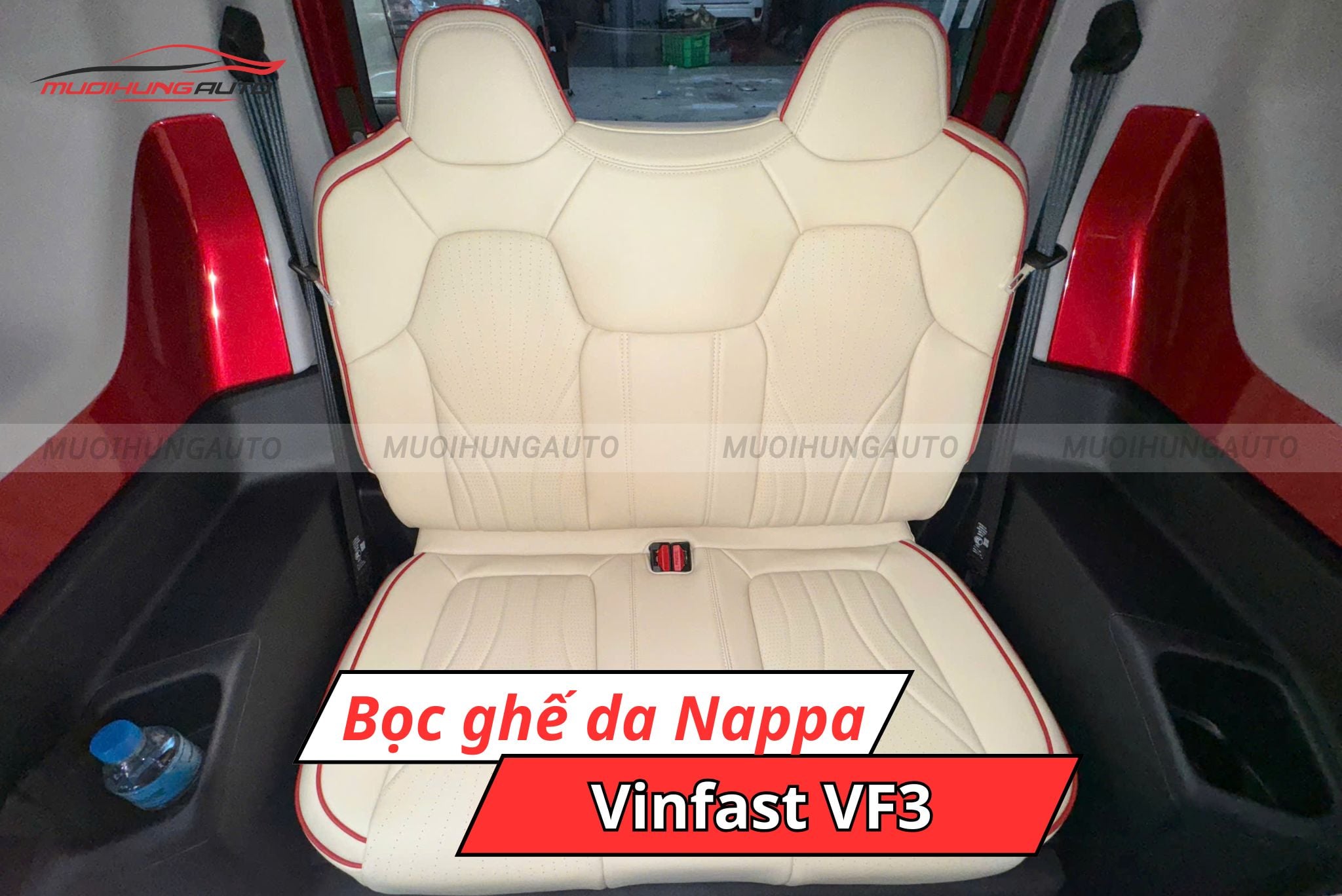 Bọc ghế da Nappa cho xe Vinfast VF3