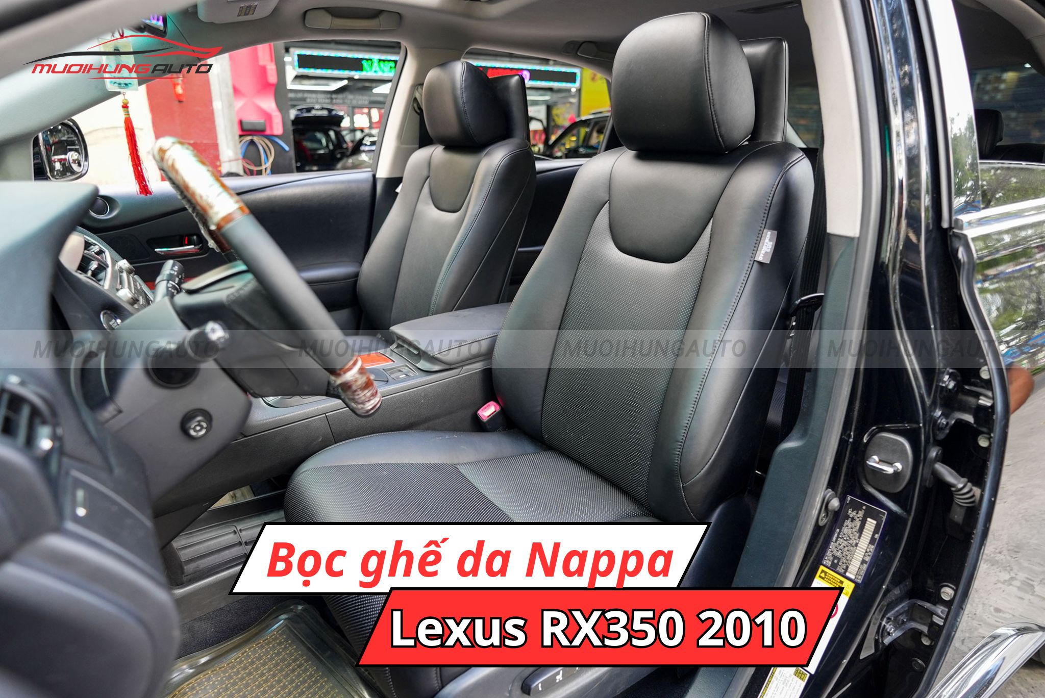 Bọc ghế da Nappa Lexus RX350 2010