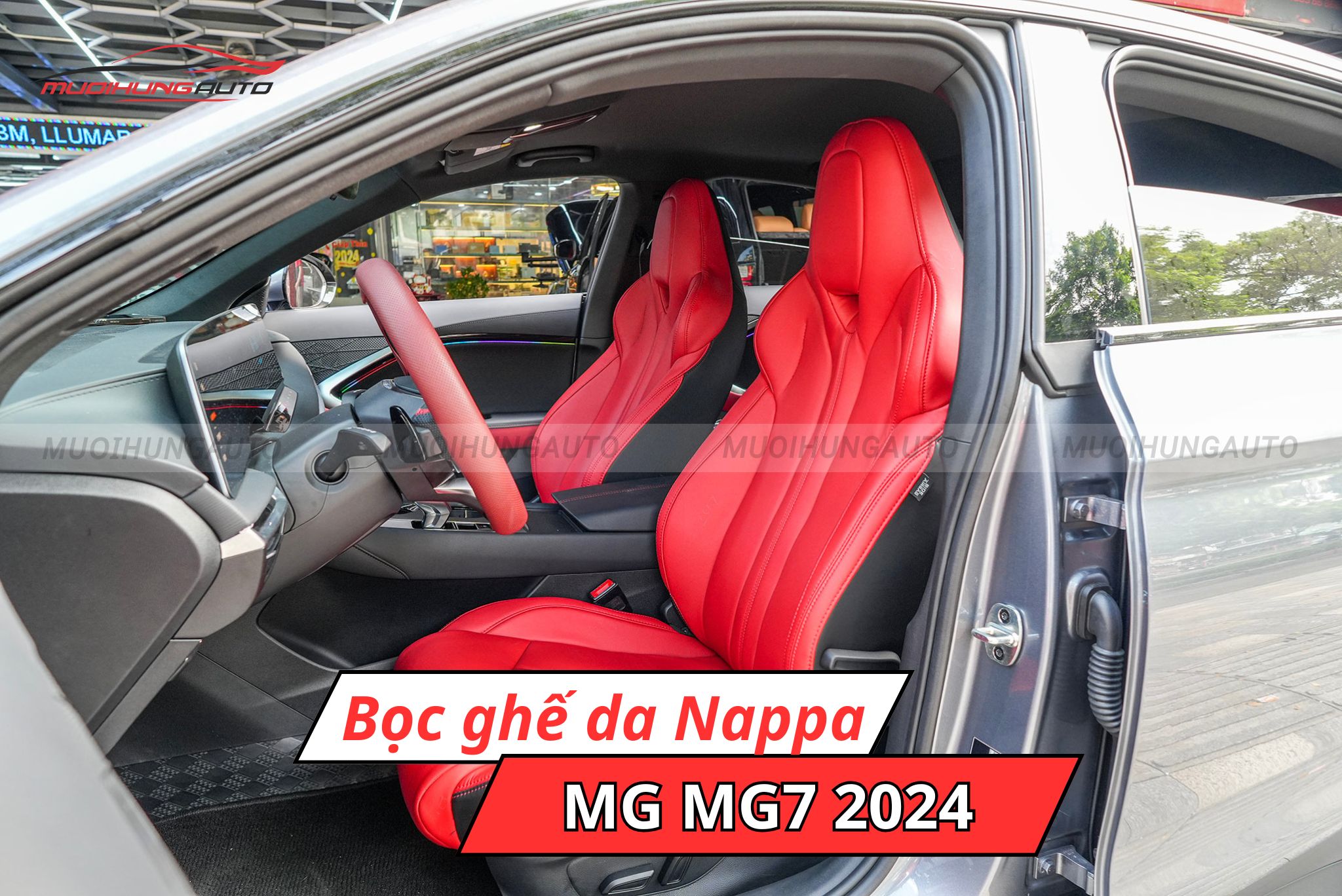 Bọc ghế da Nappa MG MG7 2024
