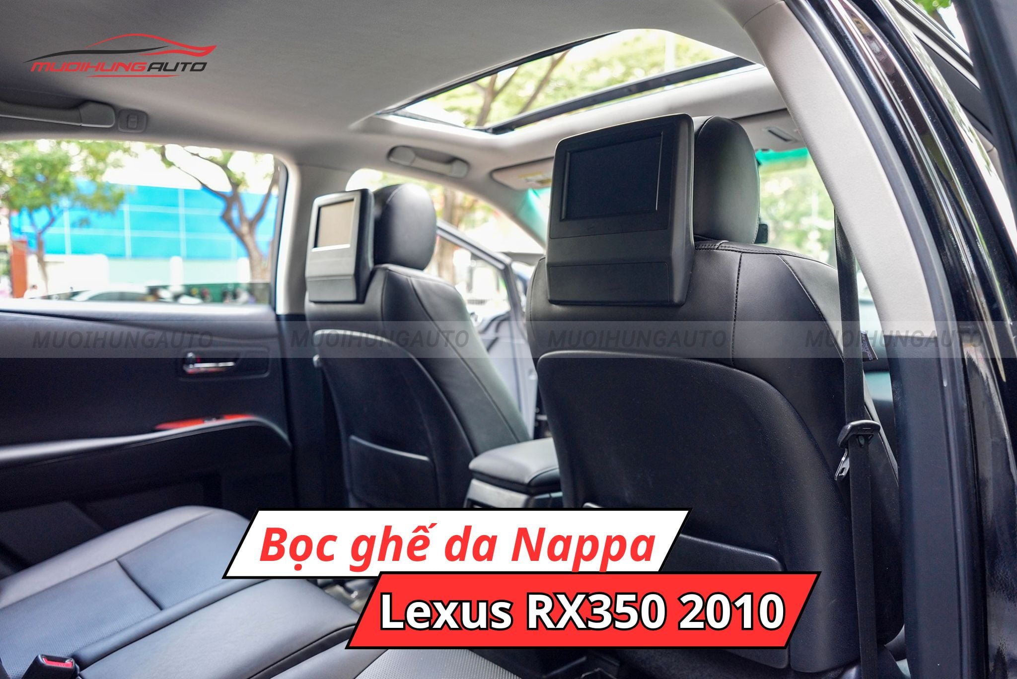 Bọc ghế da Nappa ô tô Lexus RX350 2010