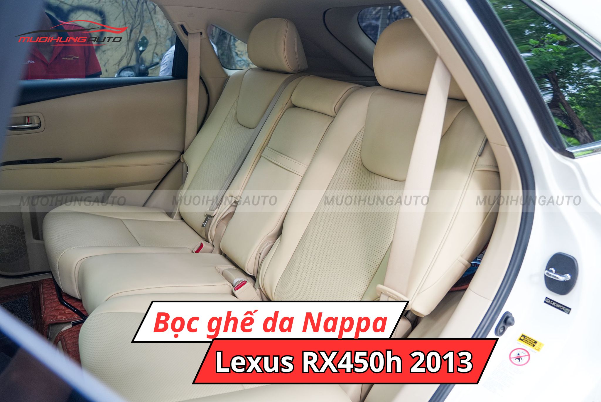 Bọc ghế da Nappa ô tô Lexus RX450h 2013