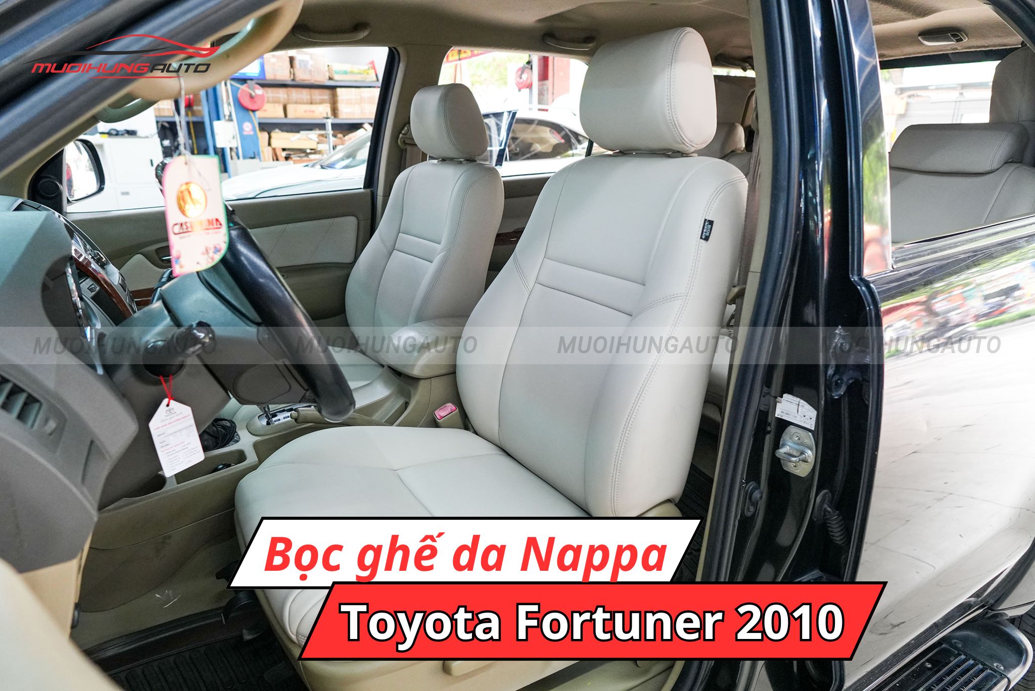 Bọc ghế da Nappa Toyota Fortuner 2010