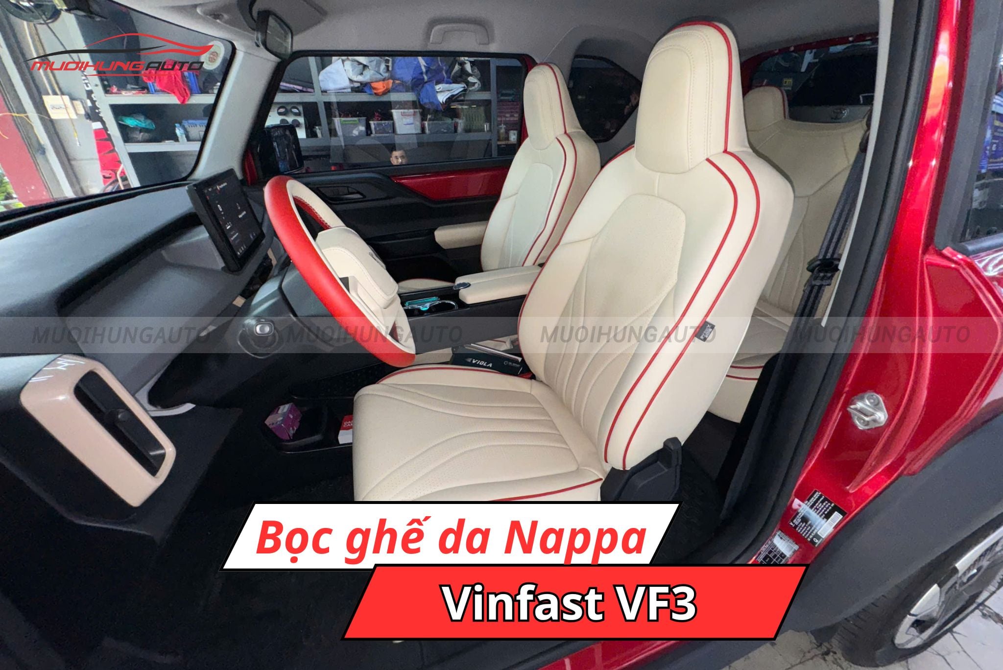 Bọc ghế da Nappa Vinfast VF3