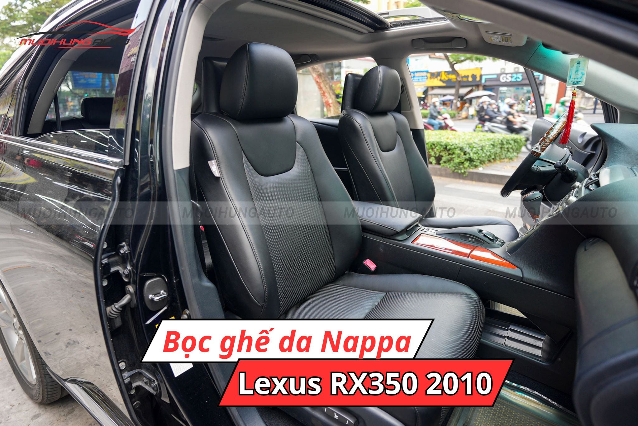 Bọc ghế da ô tô Nappa Lexus RX350 2010