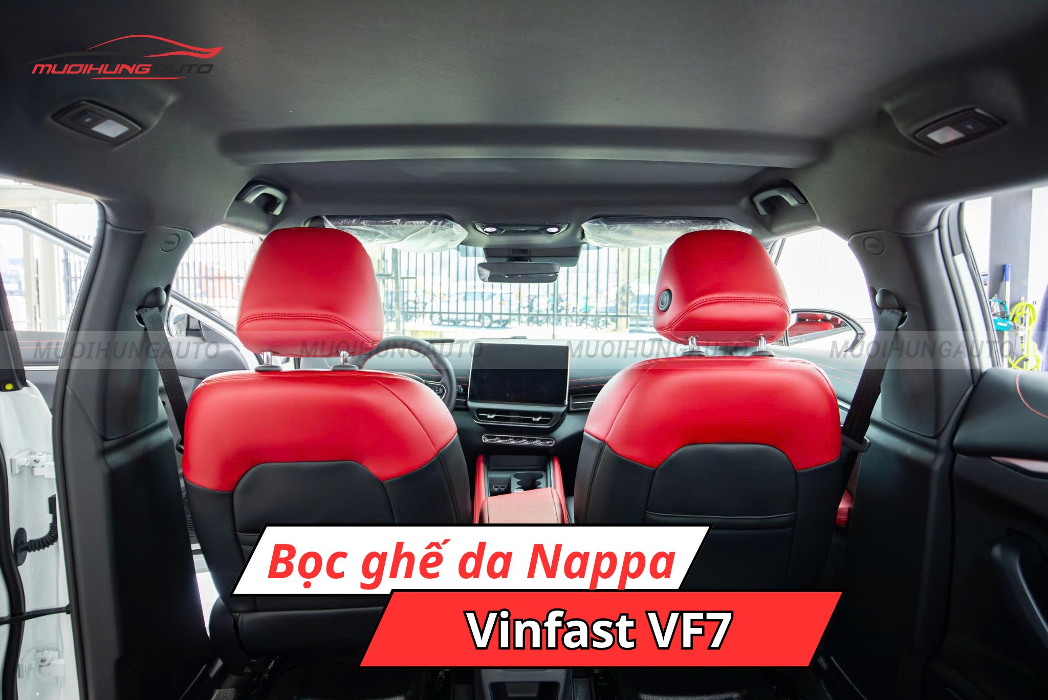 Bọc ghế da Nappa xe Vinfast VF7