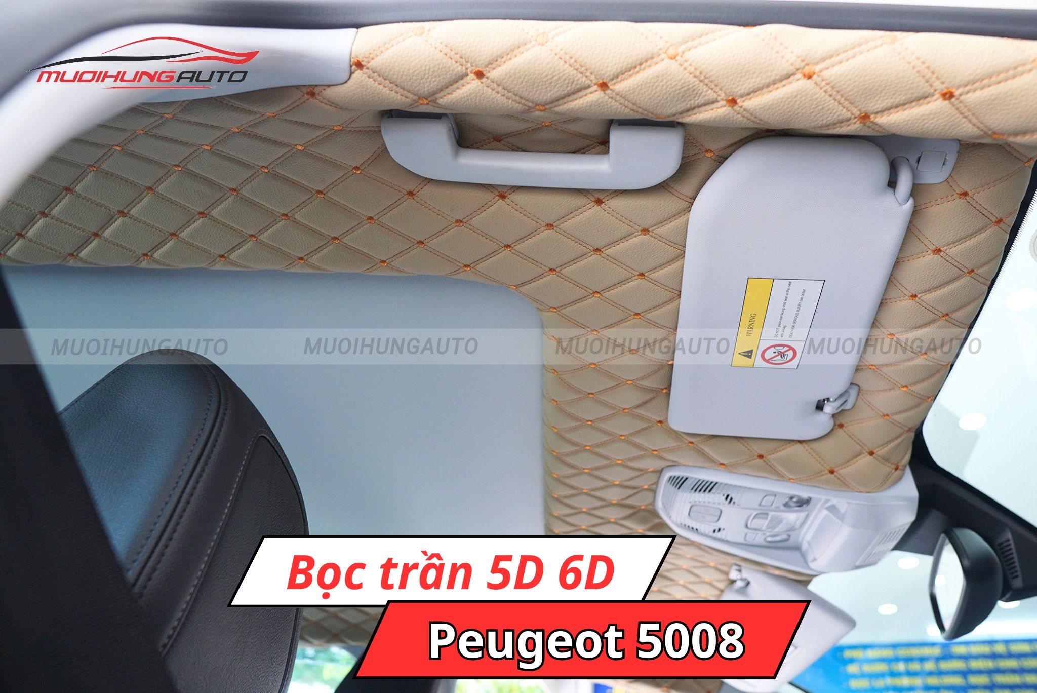 Bọc trần 5D 6D cho ô tô Peugeot 5008