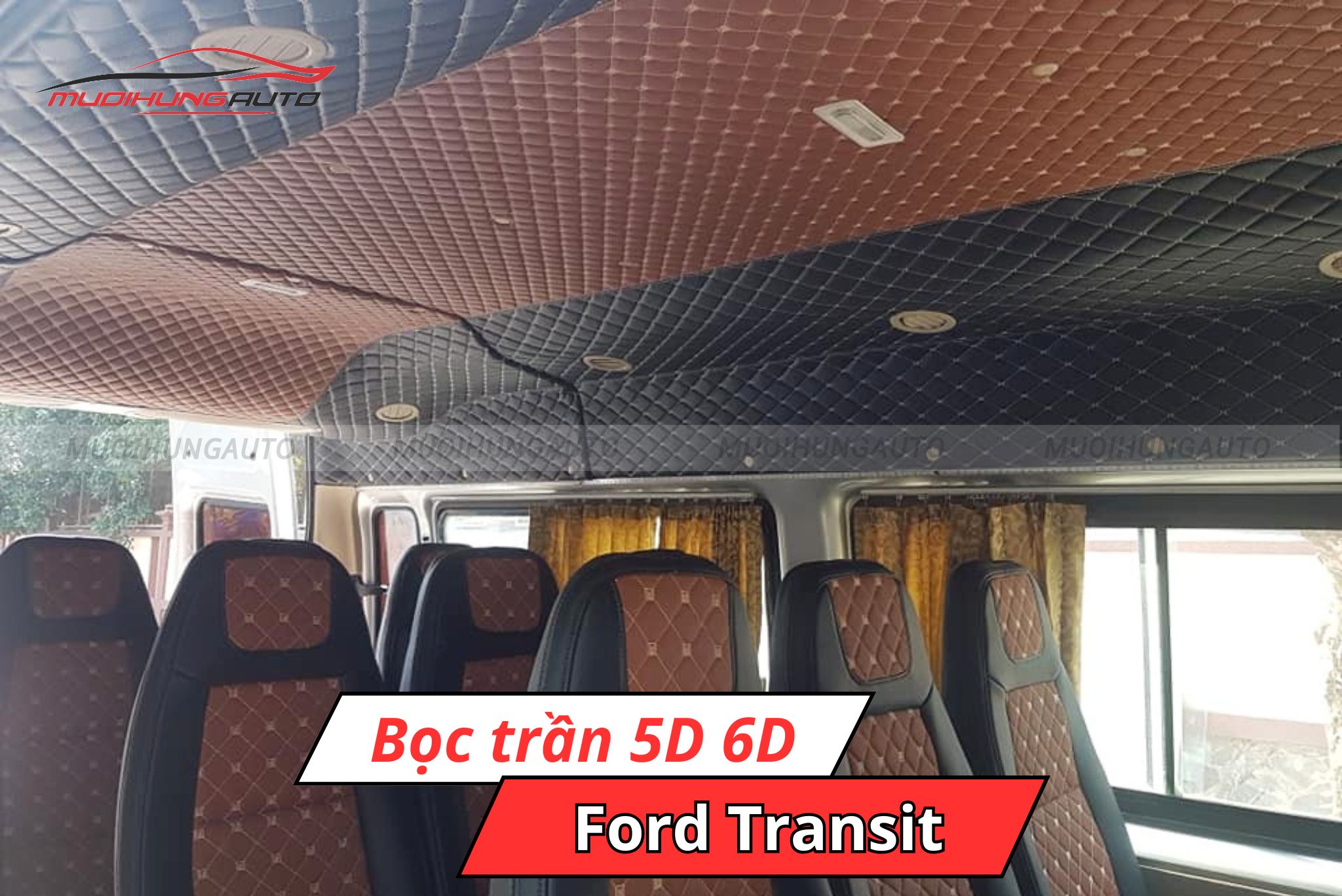 Bọc trần 5D 6D Ford Transit