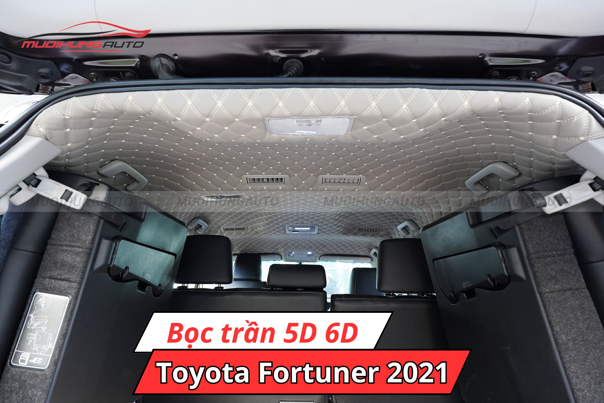 Bọc trần 5D 6D ô tô Toyota Fortuner 2021