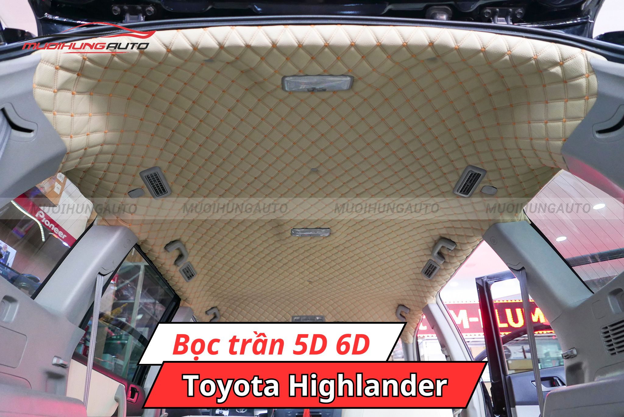 Bọc trần 5D 6D ô tô Toyota Highlander