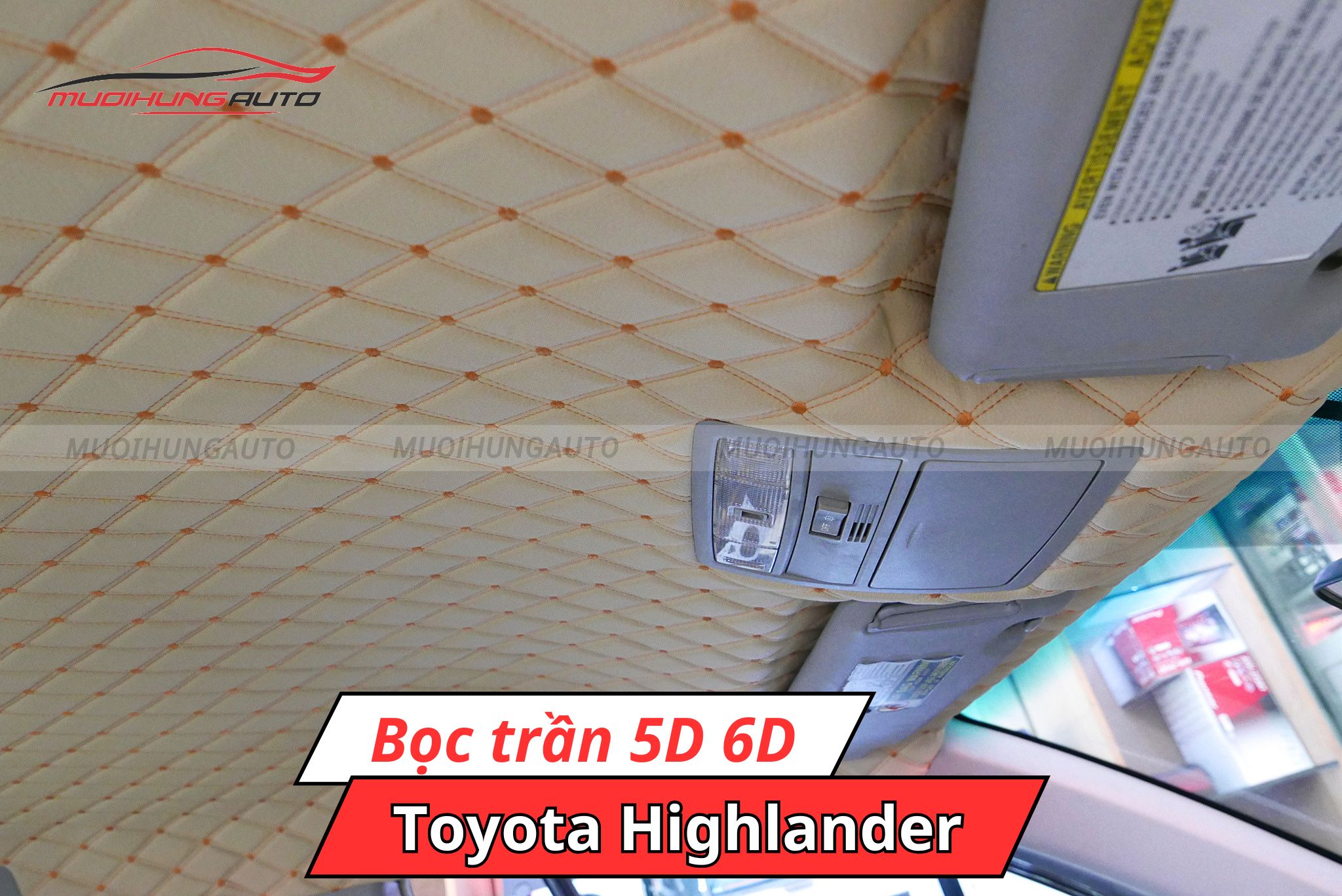 Bọc trần 5D 6D Toyota Highlander