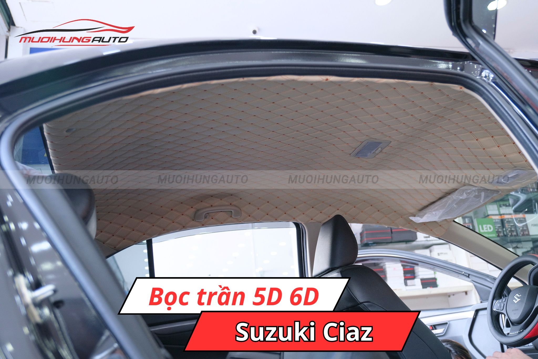 Bọc trần xe ô tô 5D 6D Suzuki Ciaz