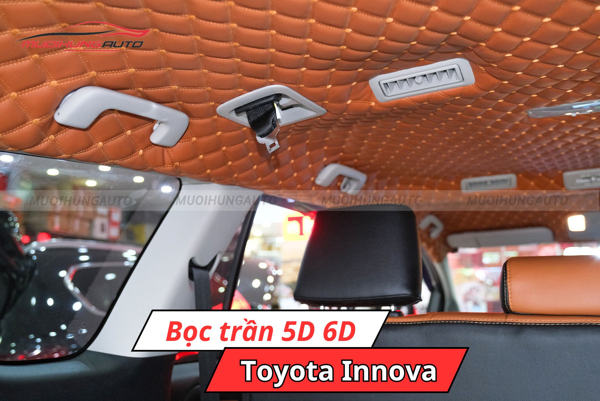 Bọc trần 5D 6D xe Toyota Innova