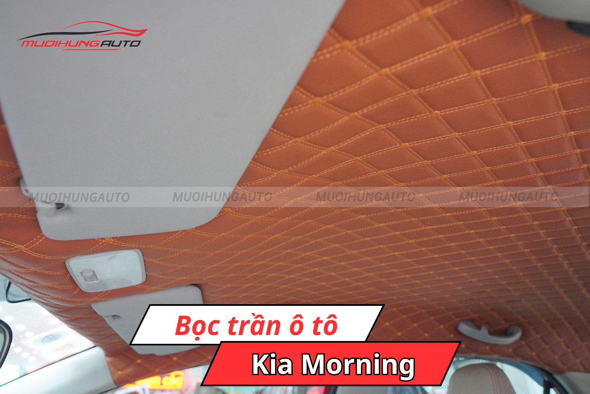 Bọc trần cho ô tô Kia Morning