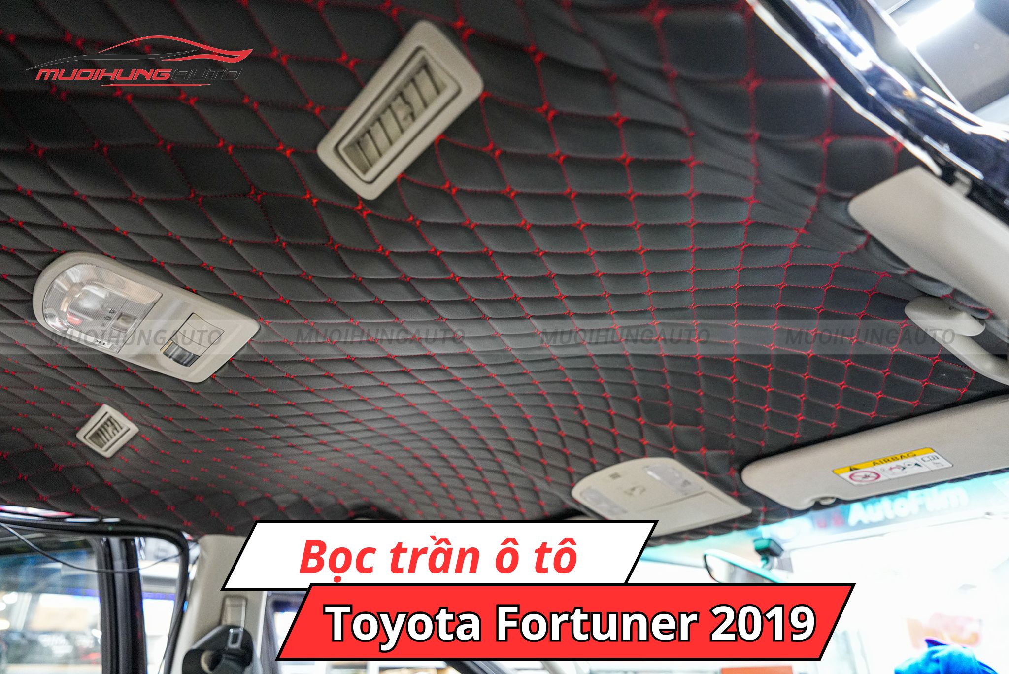 Bọc trần cho ô tô Toyota Fortuner 2019