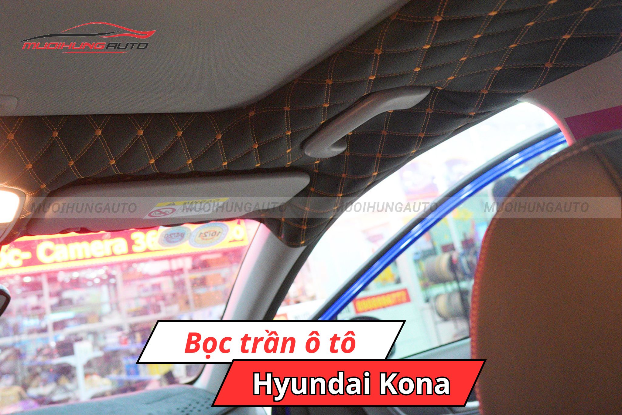 Bọc trần cho xe Hyundai Kona