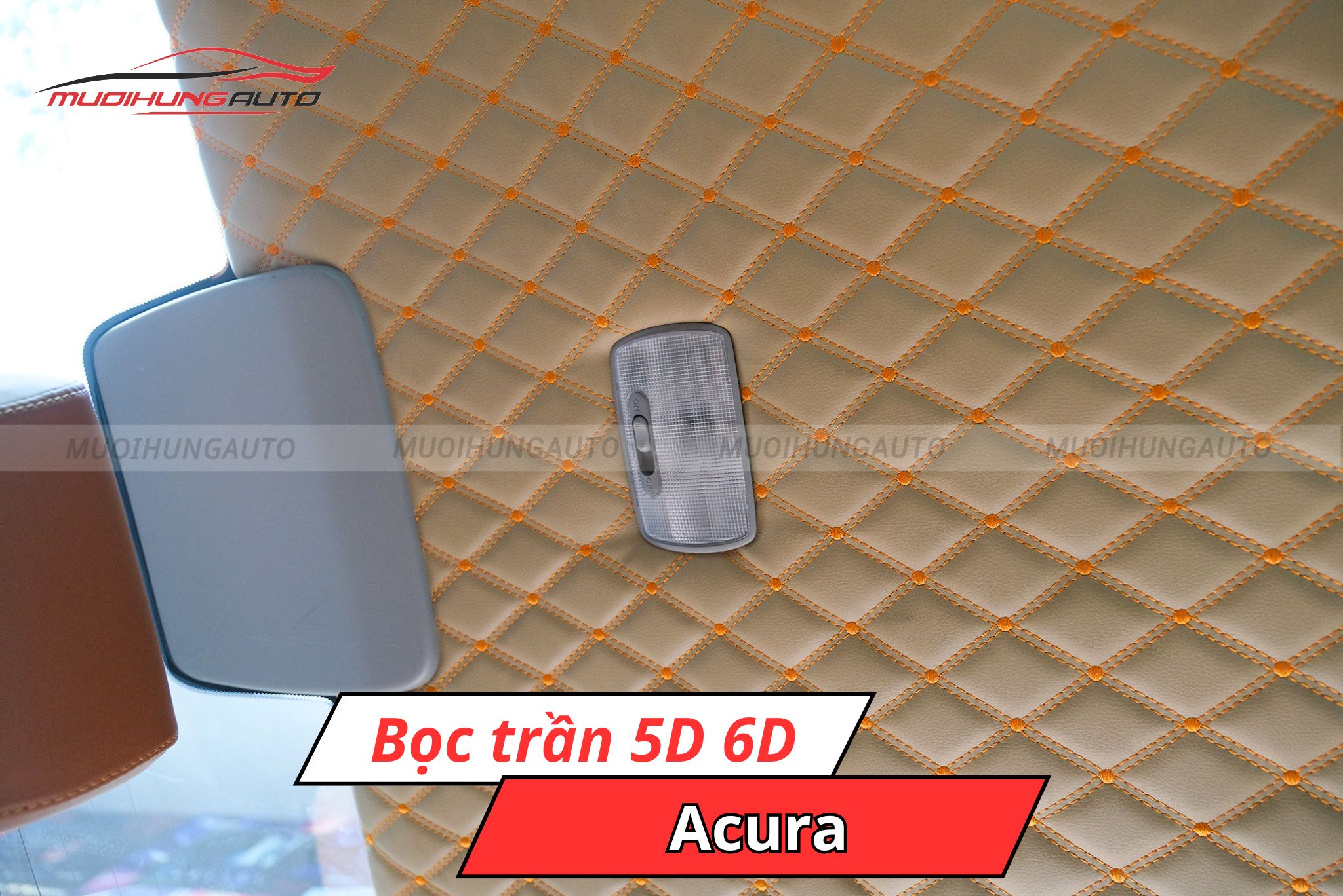Bọc trần da 5D 6D Acura