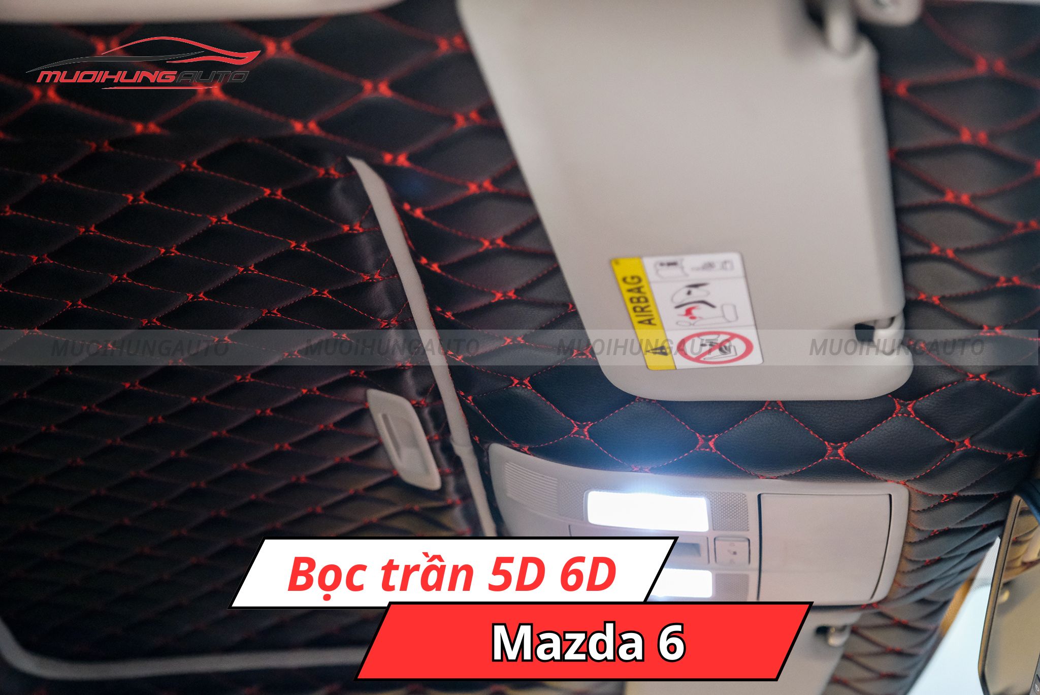 Bọc trần da 5D 6D Mazda 6