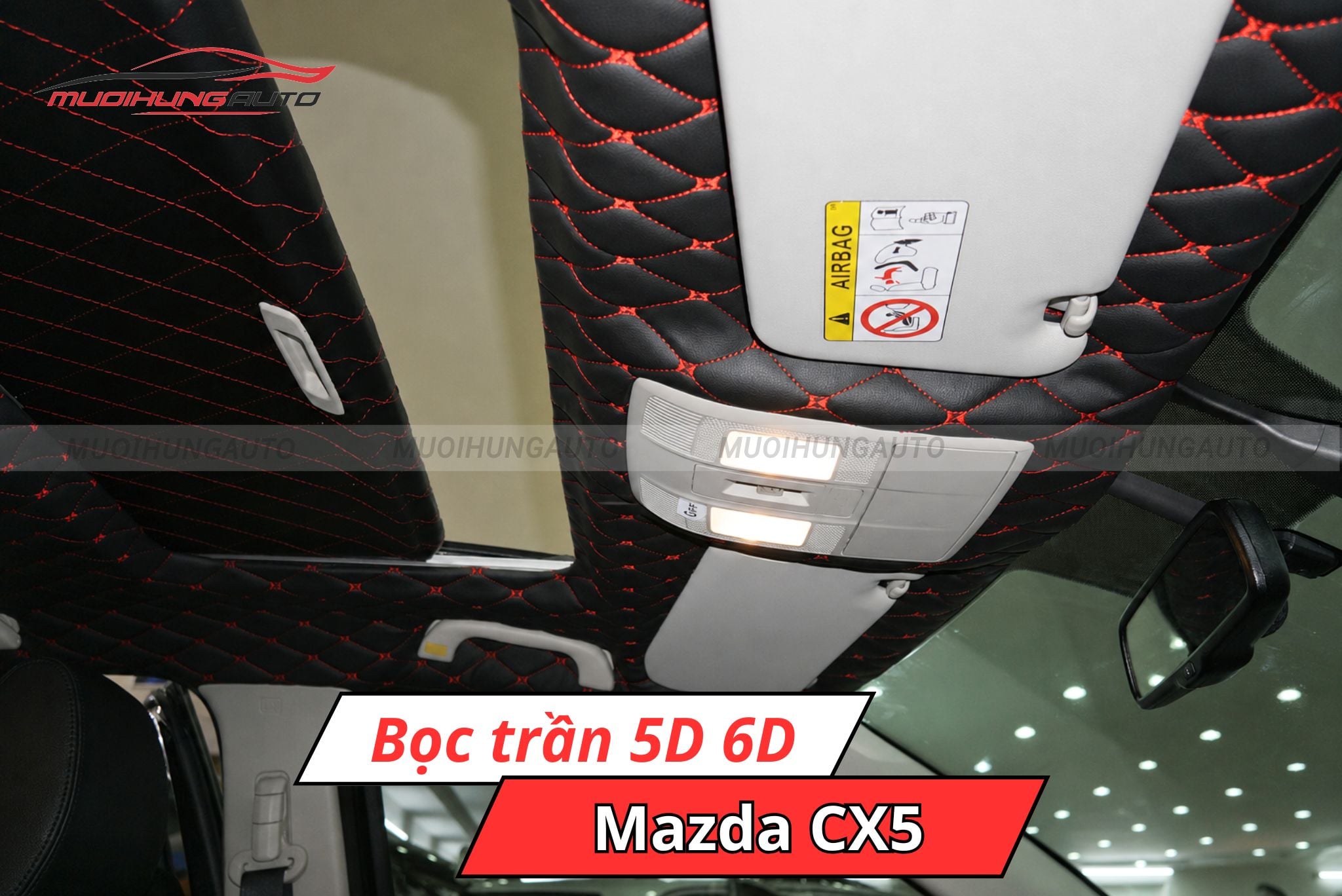 Bọc trần da 5D 6D Mazda CX5