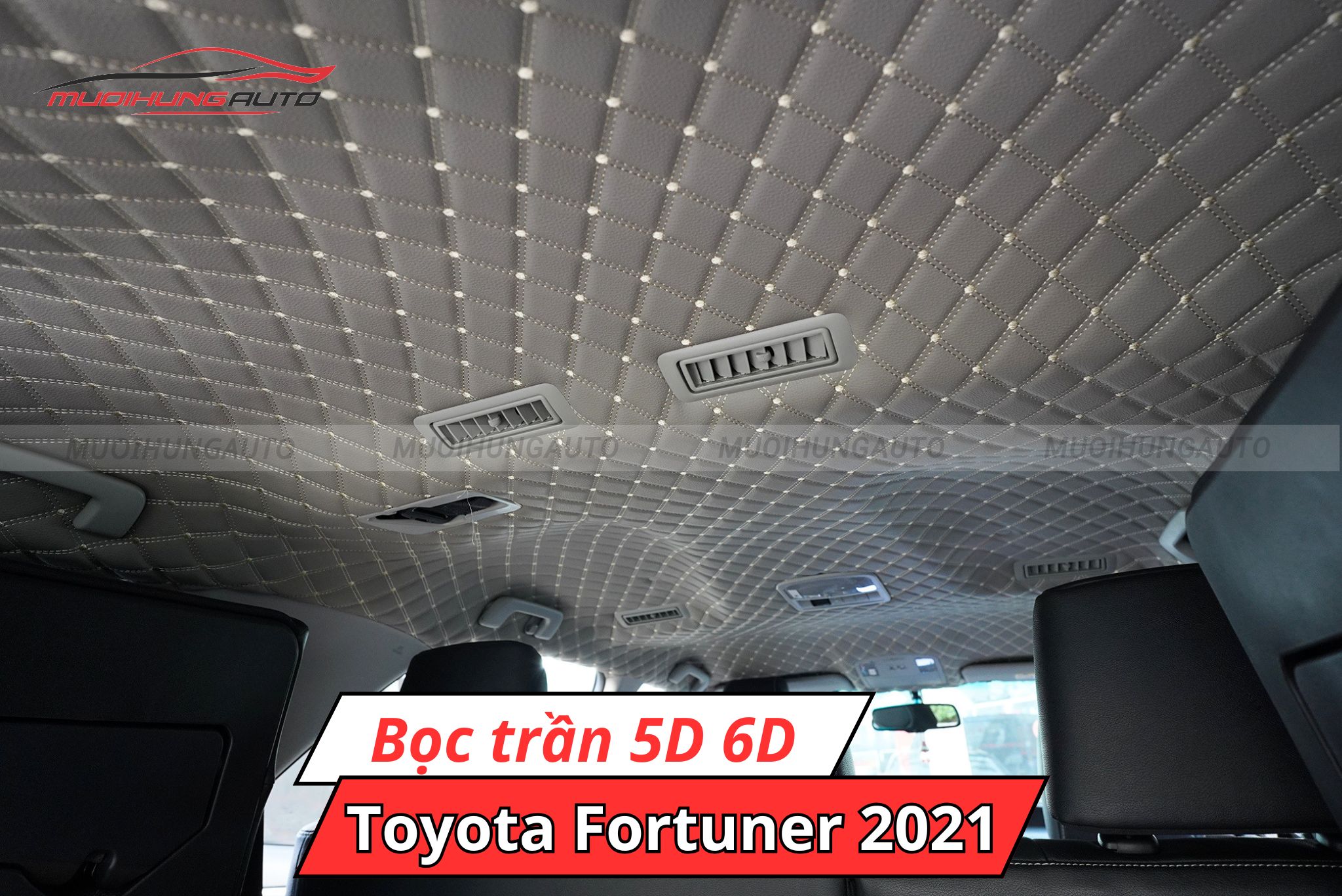 Bọc trần da 5D 6D Toyota Fortuner 2021