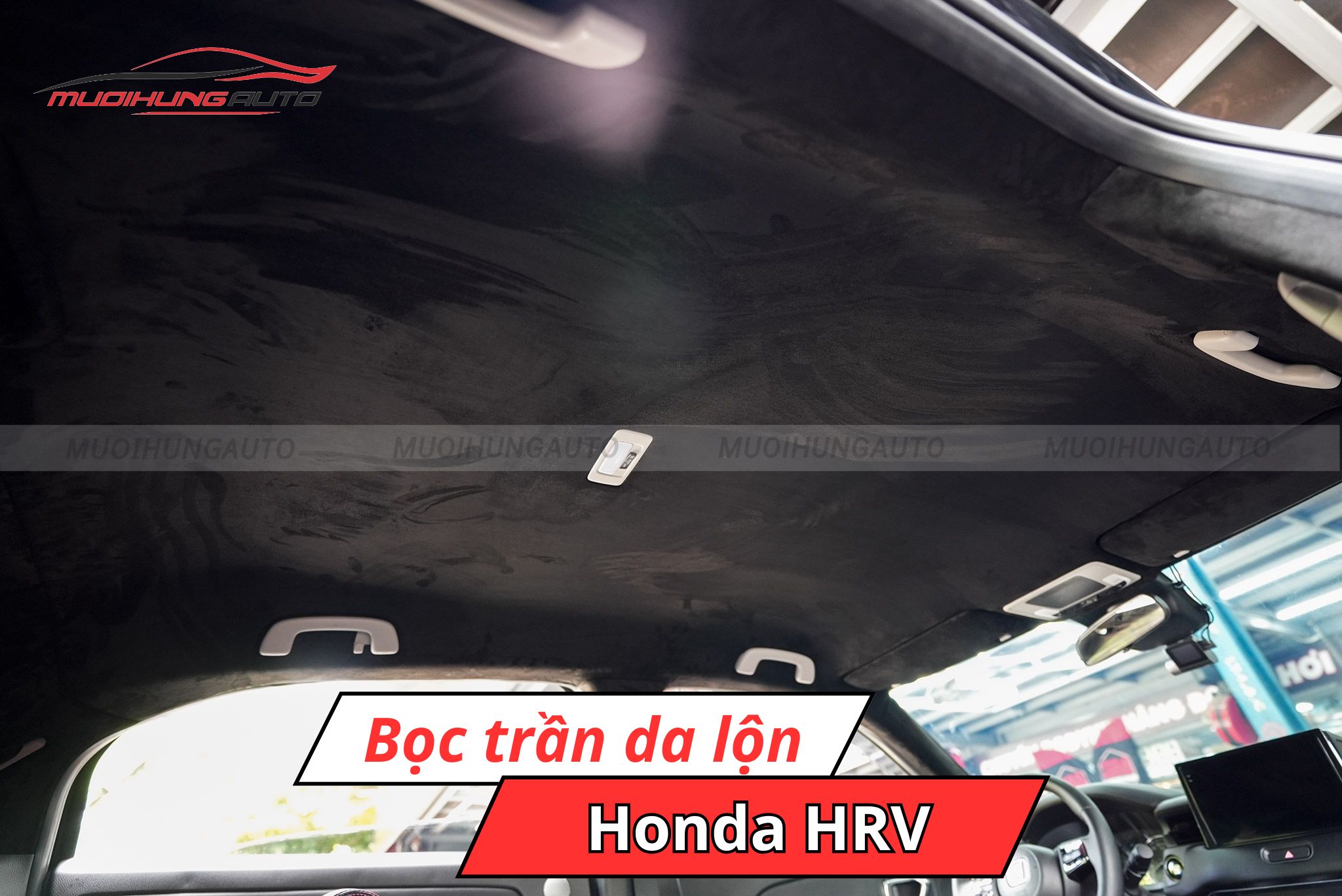 Bọc trần da lộn cho ô tô Honda HRV