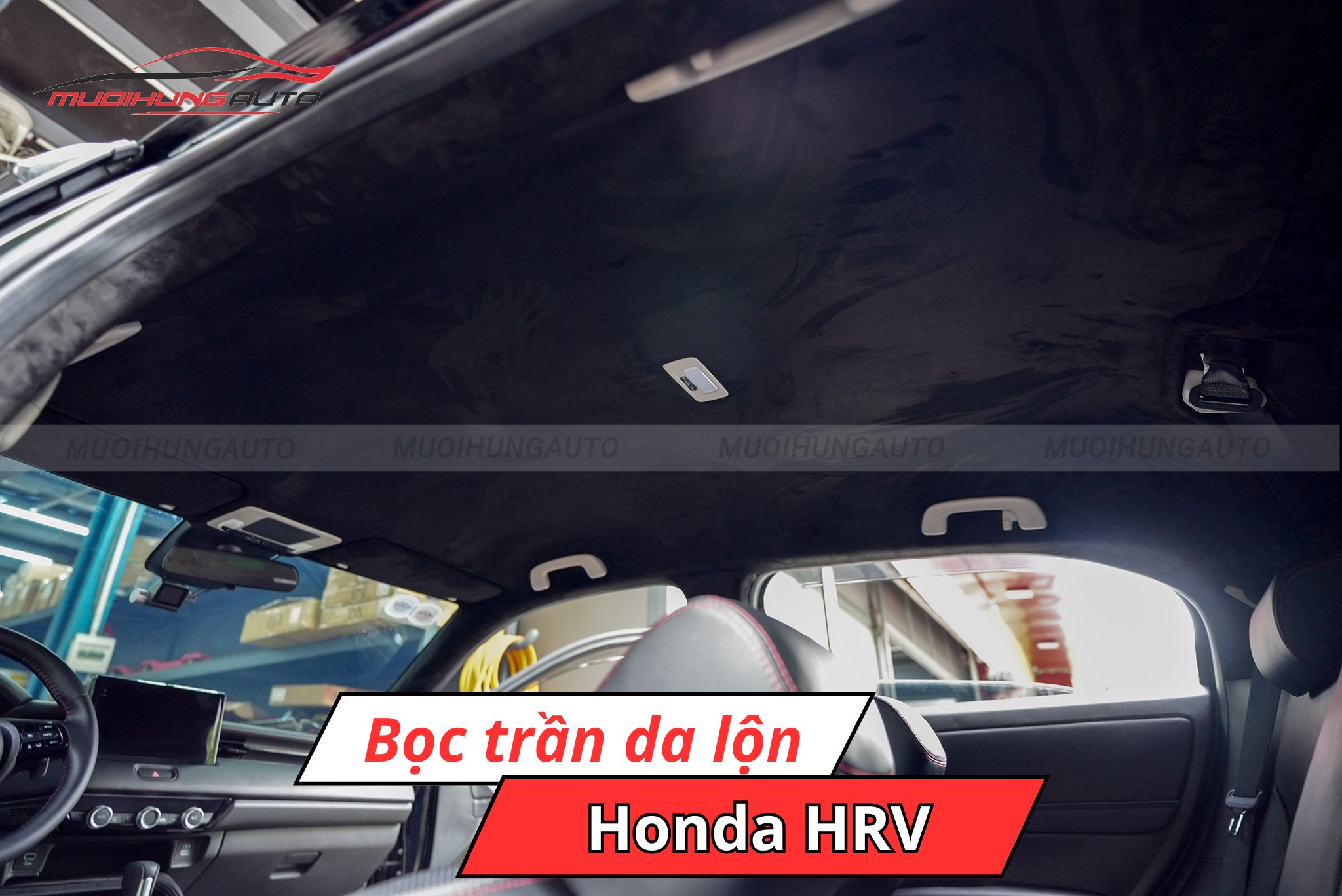 Bọc trần da lộn ô tô Honda HRV