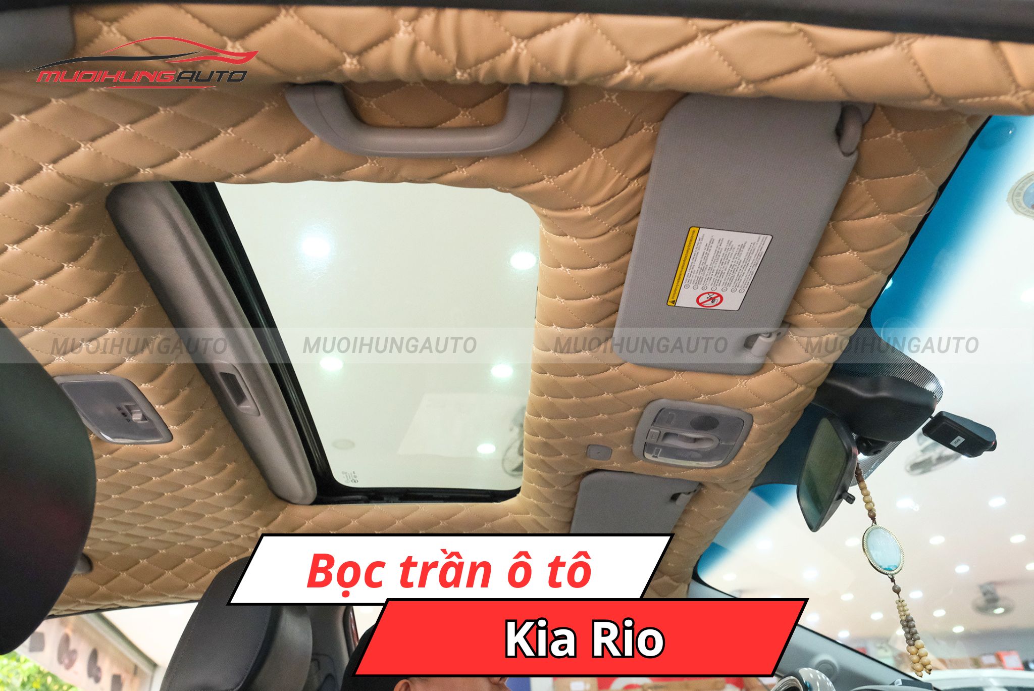 Bọc trần ô tô Kia Rio