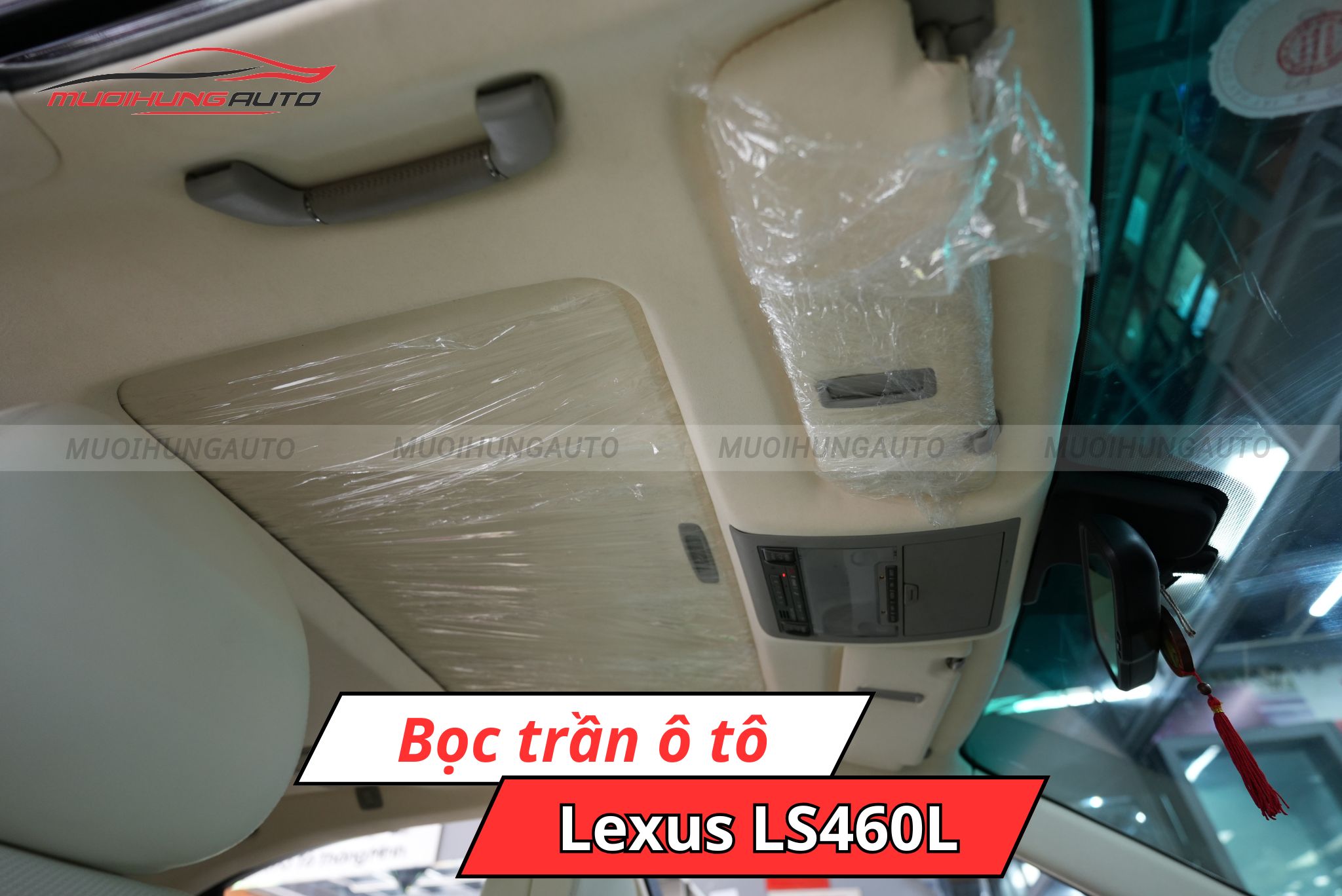 Bọc trần ô tô Lexus LS460L
