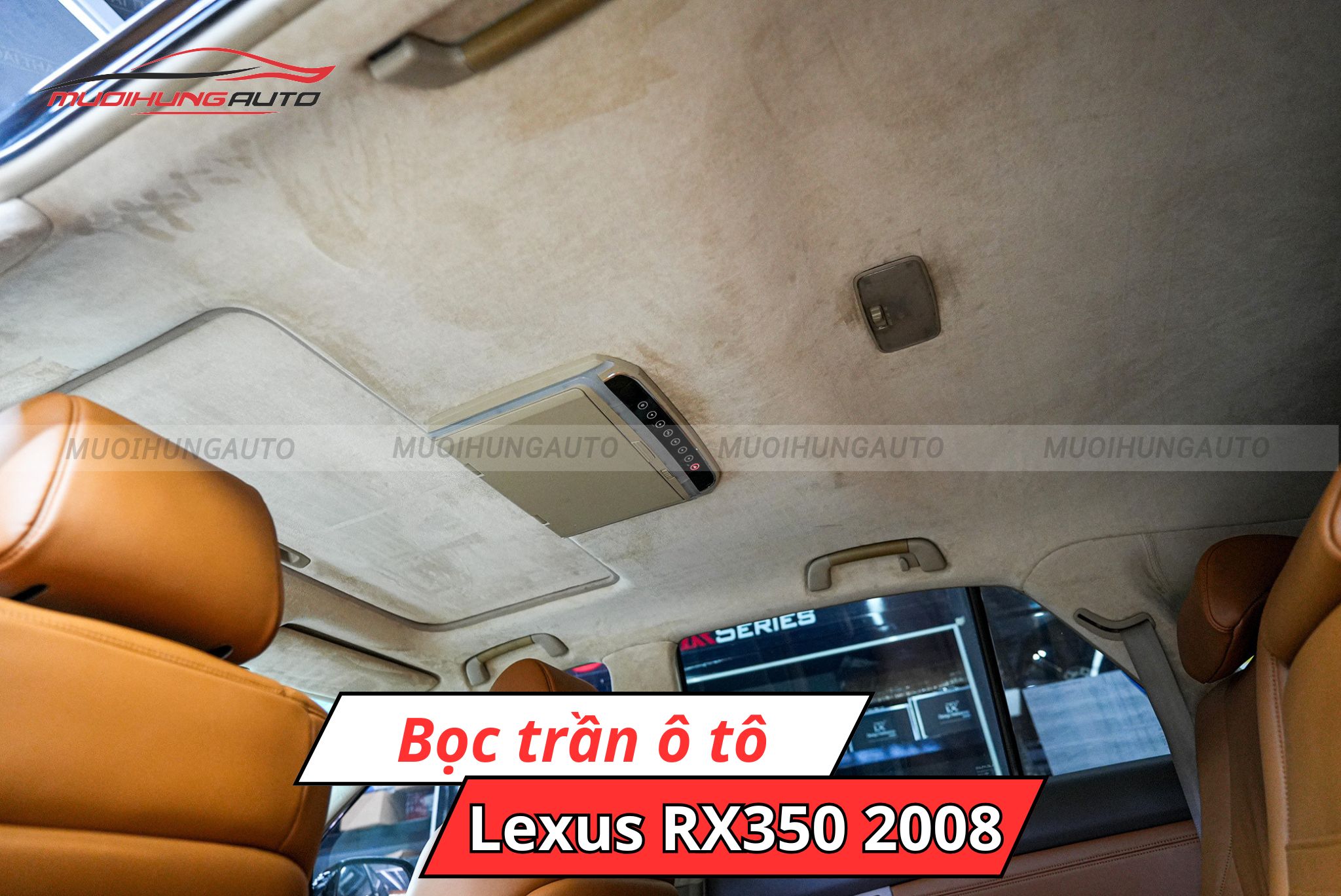 Bọc trần ô tô Lexus RX350 2008