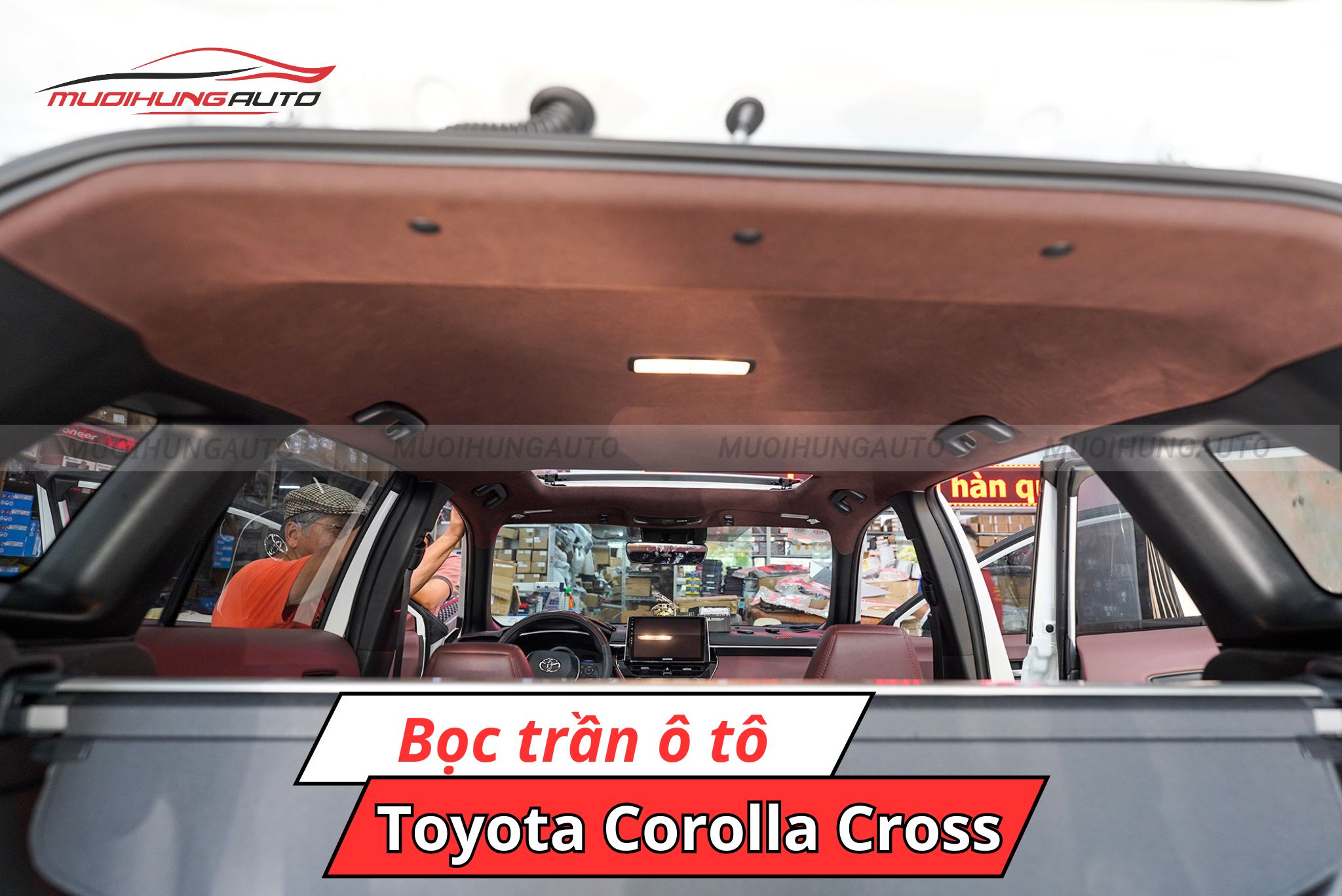 Bọc trần ô tô Toyota Corolla Cross