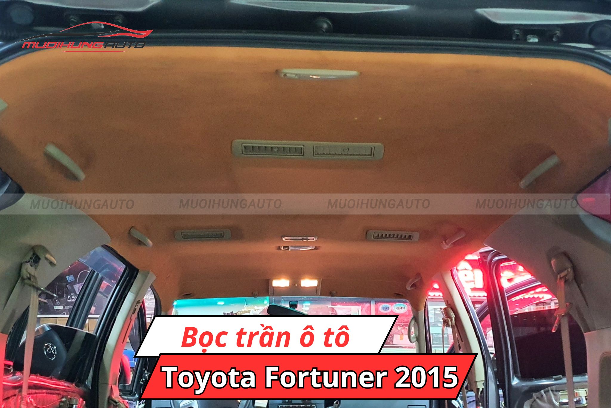 Bọc trần ô tô Toyota Fortuner 2015
