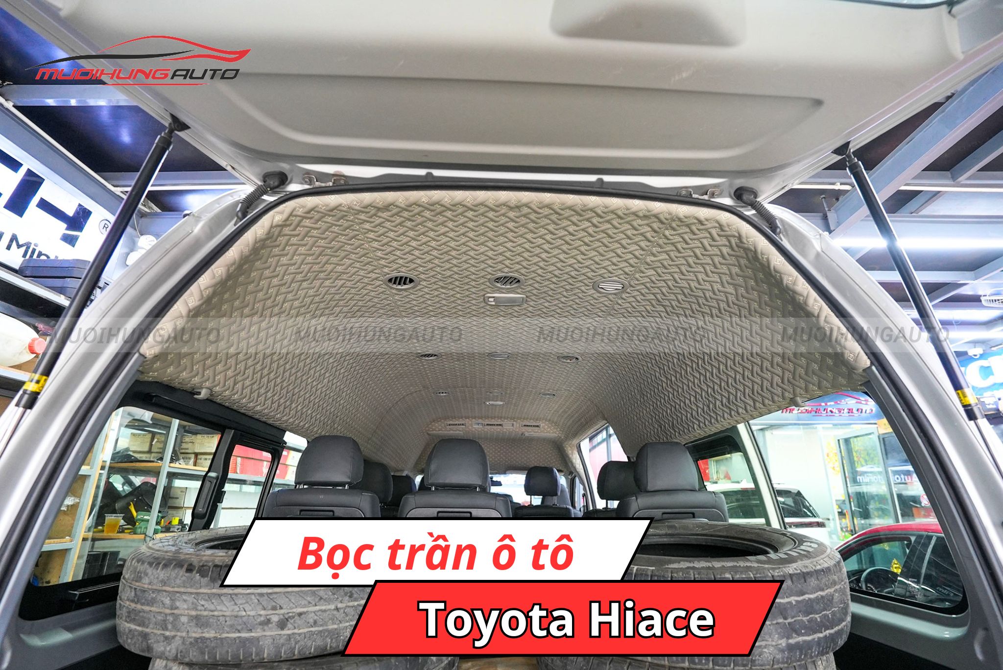 Bọc trần ô tô Toyota Hiace