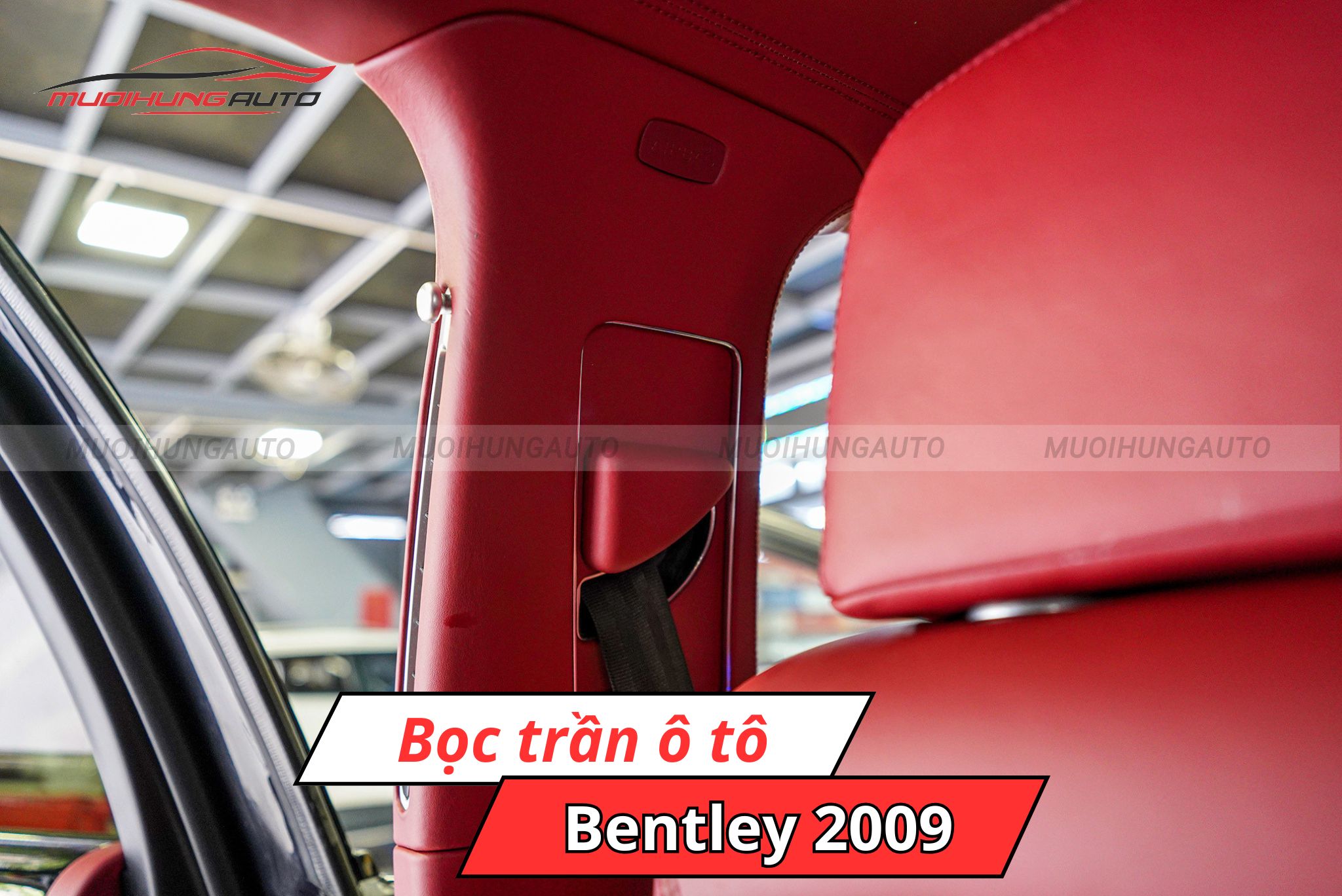 Bọc trần xe Bentley 2009